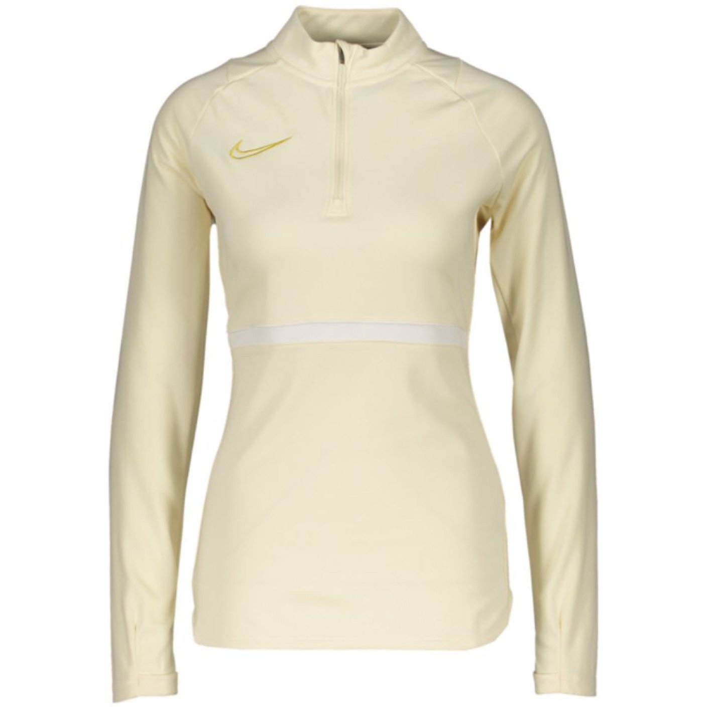 Nike Academy 21 Drill Training Top Women Beige White Gold