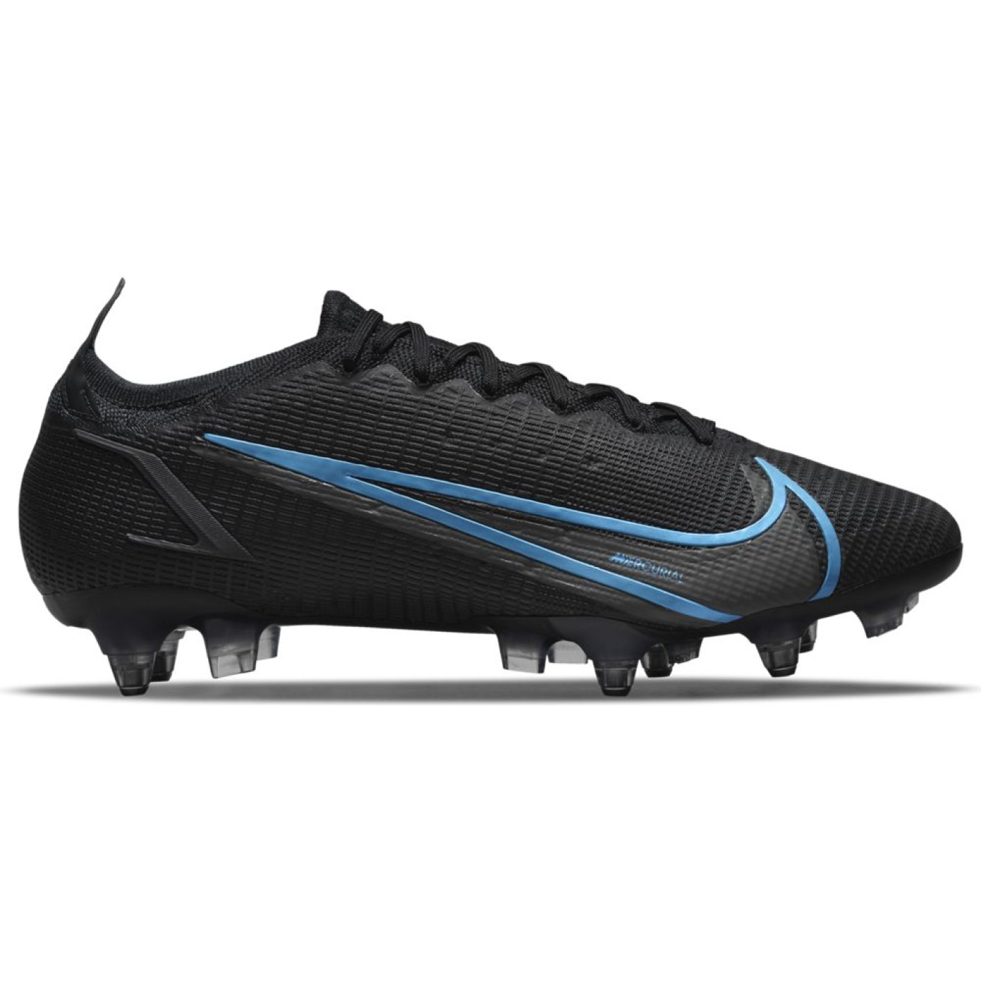 Nike Mercurial Vapor 14 Elite Iron Button Football Boots Black Blue KNVBshop