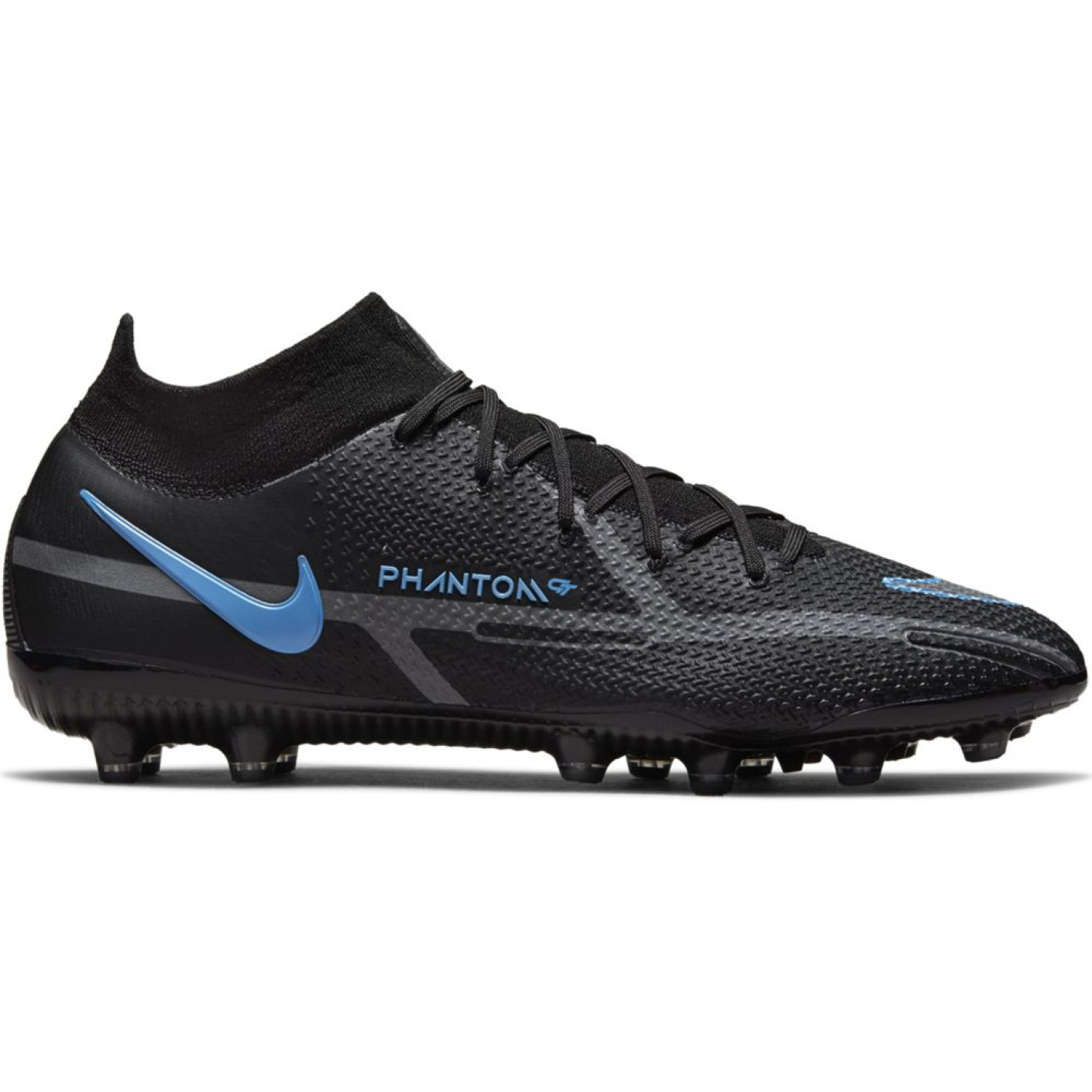 Nike Phantom GT 2 Elite Football Boots Artificial Grass Black Dark Grey