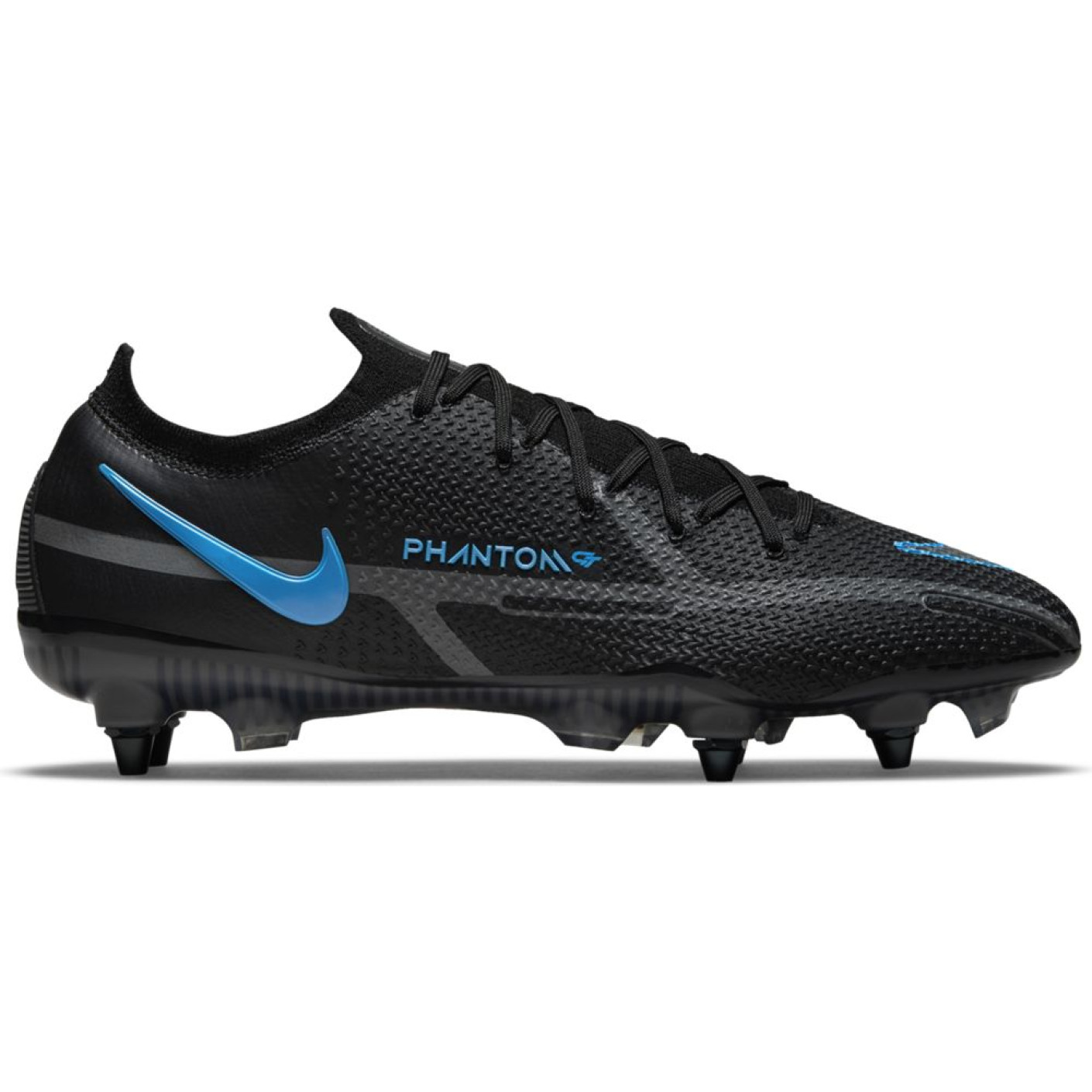 Nike Phantom GT 2 Elite Voetbalschoenen met Ijzeren Nop Zwart Donkergrijs