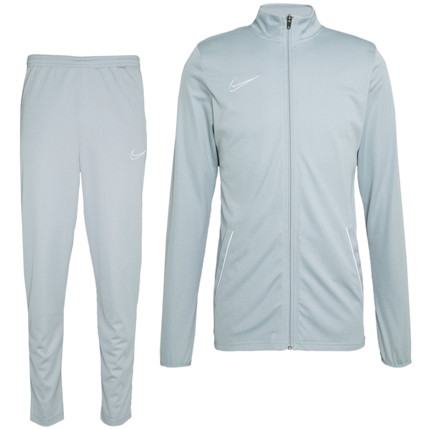 Nike Tracksuit Academy 21 Light Grey White