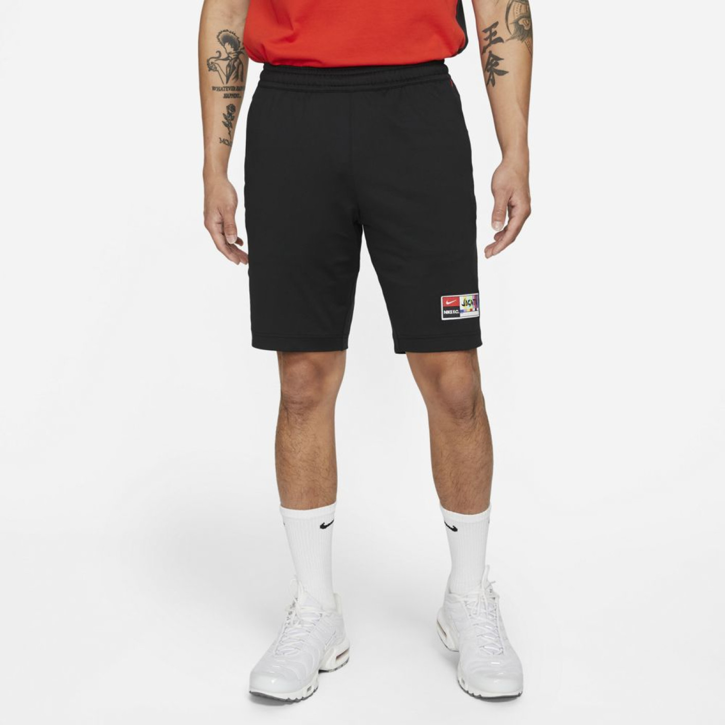 Nike F.C. Broekje Zwart Rood
