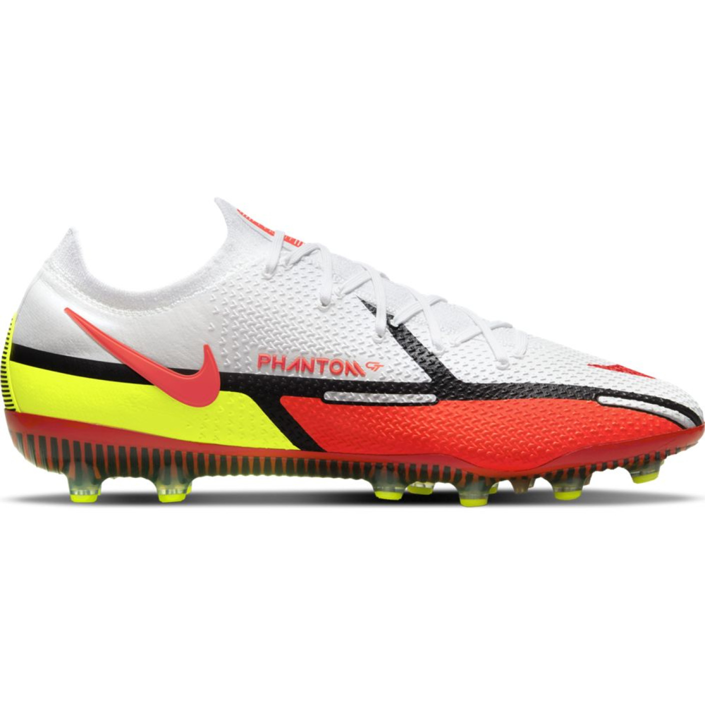 Nike Phantom GT 2 Elite Artificial Grass Football Boots (AG) White Red Yellow