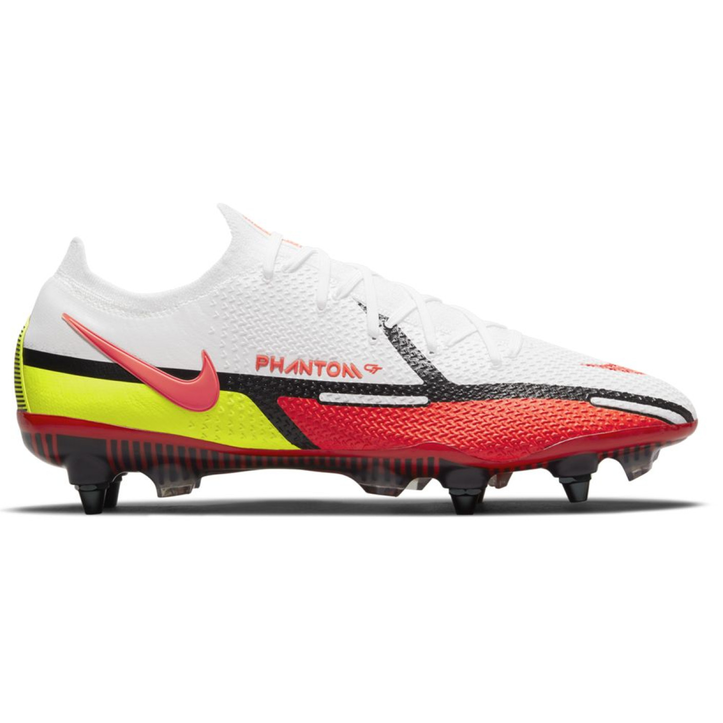 Nike Phantom GT Elite Football Boots (SG) Anti-Clog White Red Yellow - KNVBshop.nl