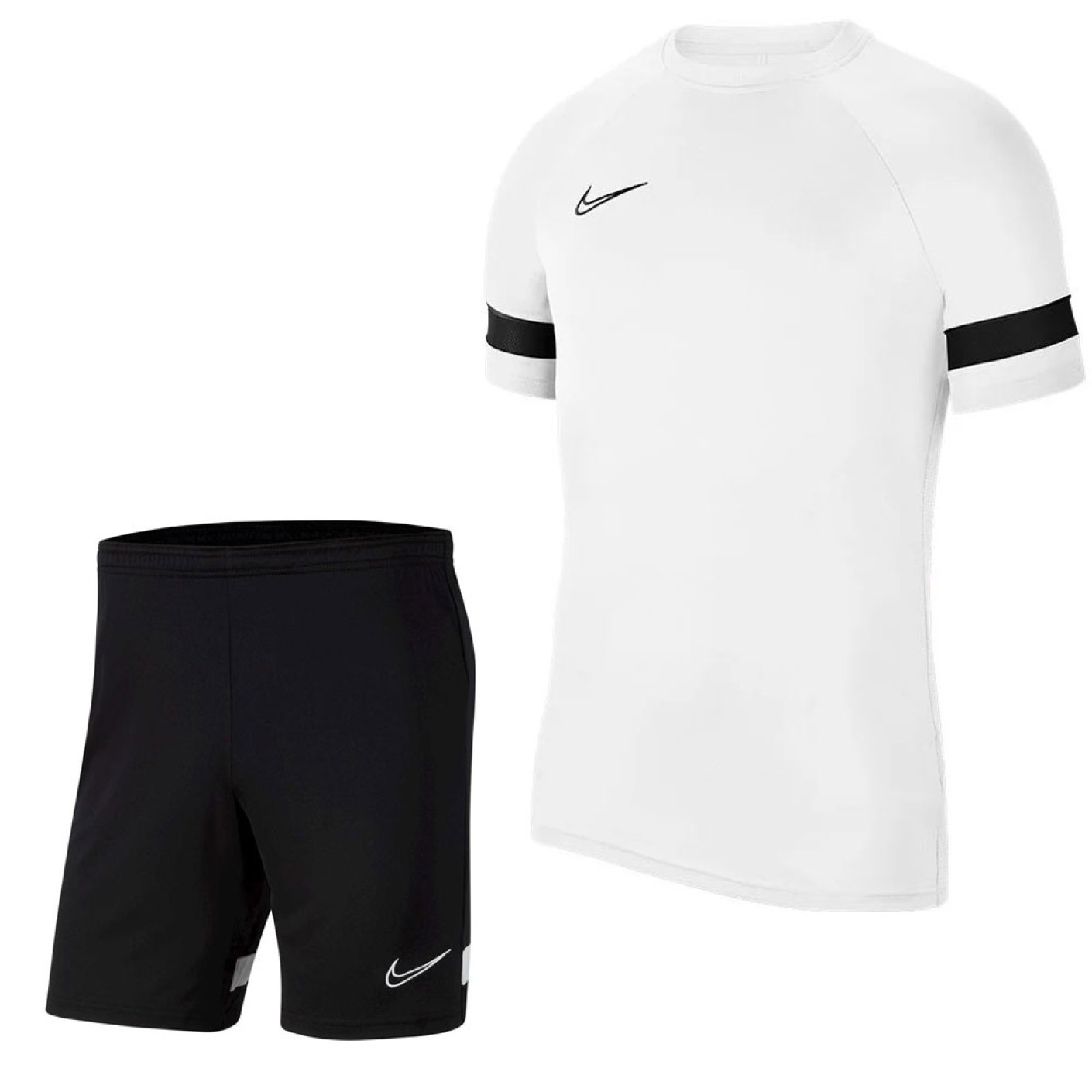 Nike Academy 21 Dri-Fit Trainingsset Wit Zwart