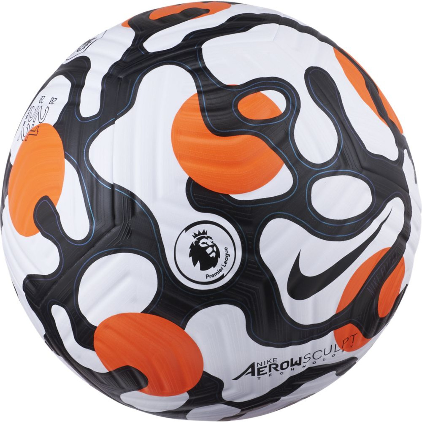 instinct tempo solide Nike Premier League Flight Bal Wit Oranje Zwart - KNVBshop.nl