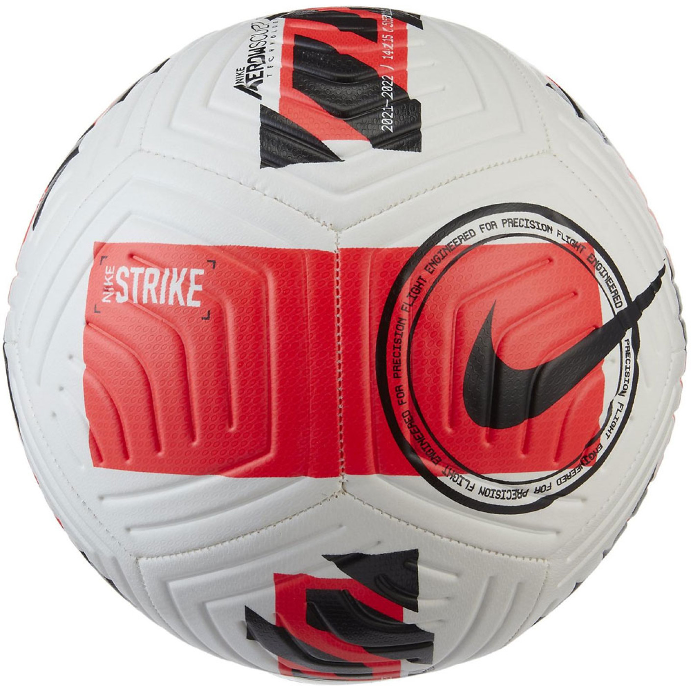 Nike Strike Bal Wit Felrood Zwart