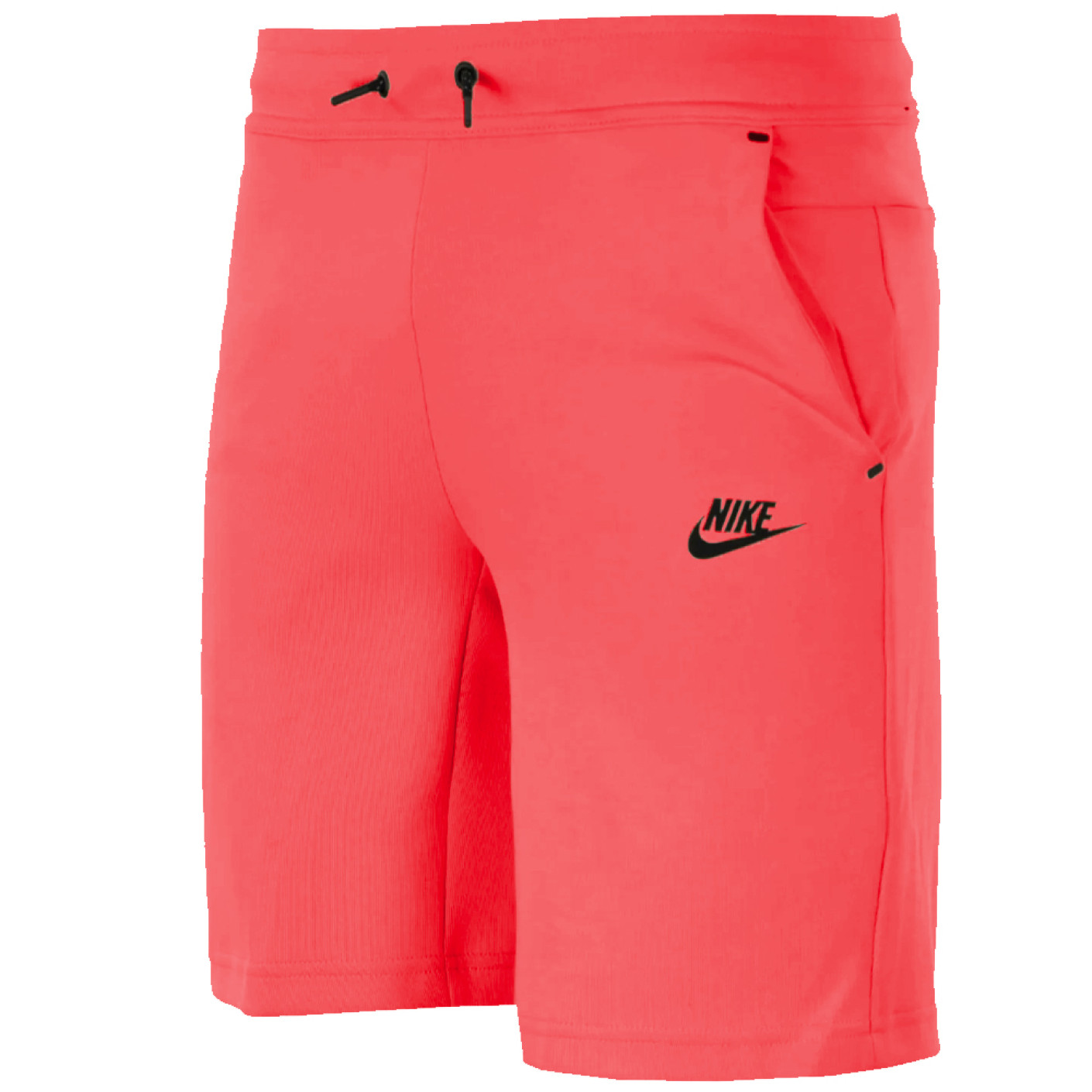 Nike Tech Fleece Korte Broek Lichtrood Zwart