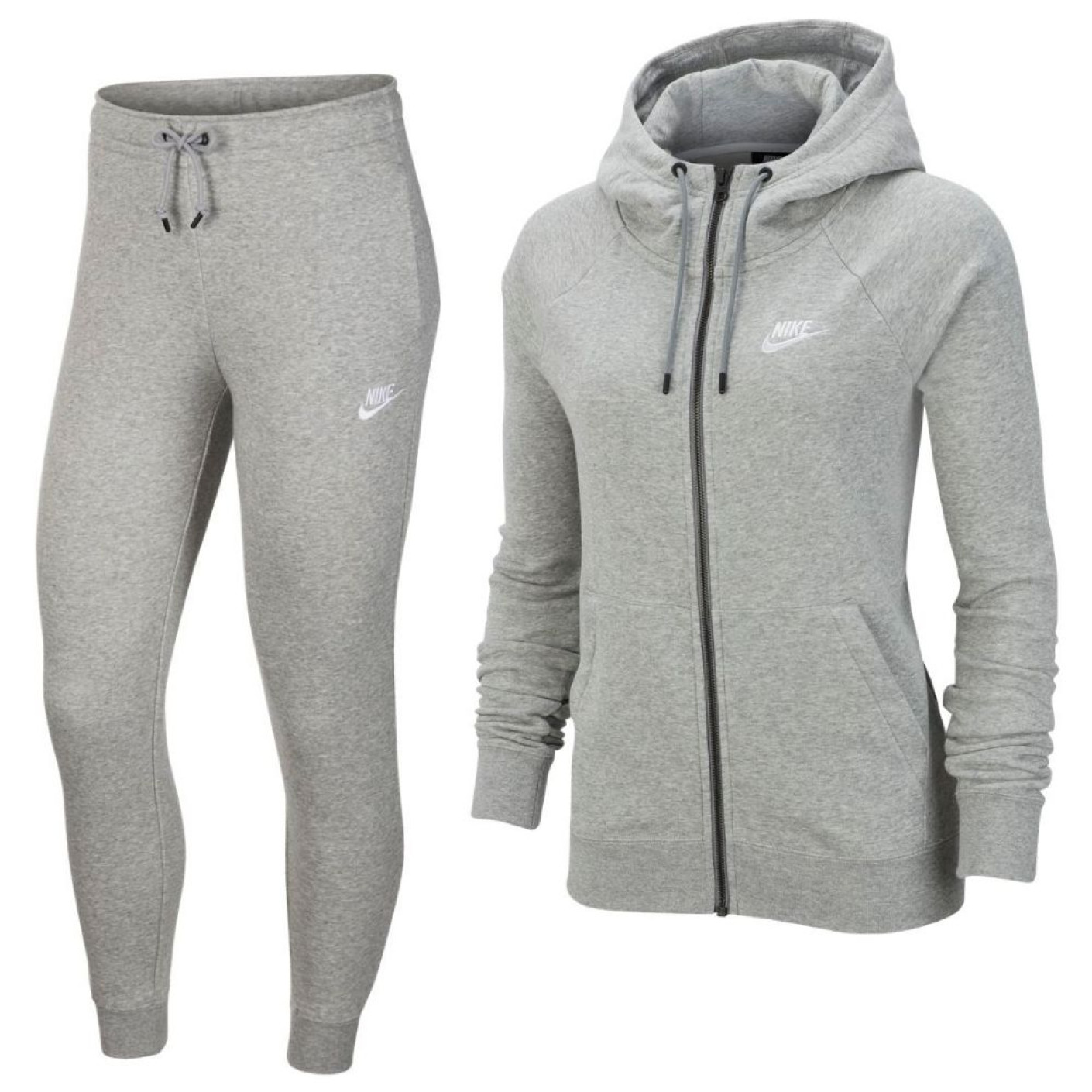 Nike Sportswear Tracksuit Women Grey White KNVBshop