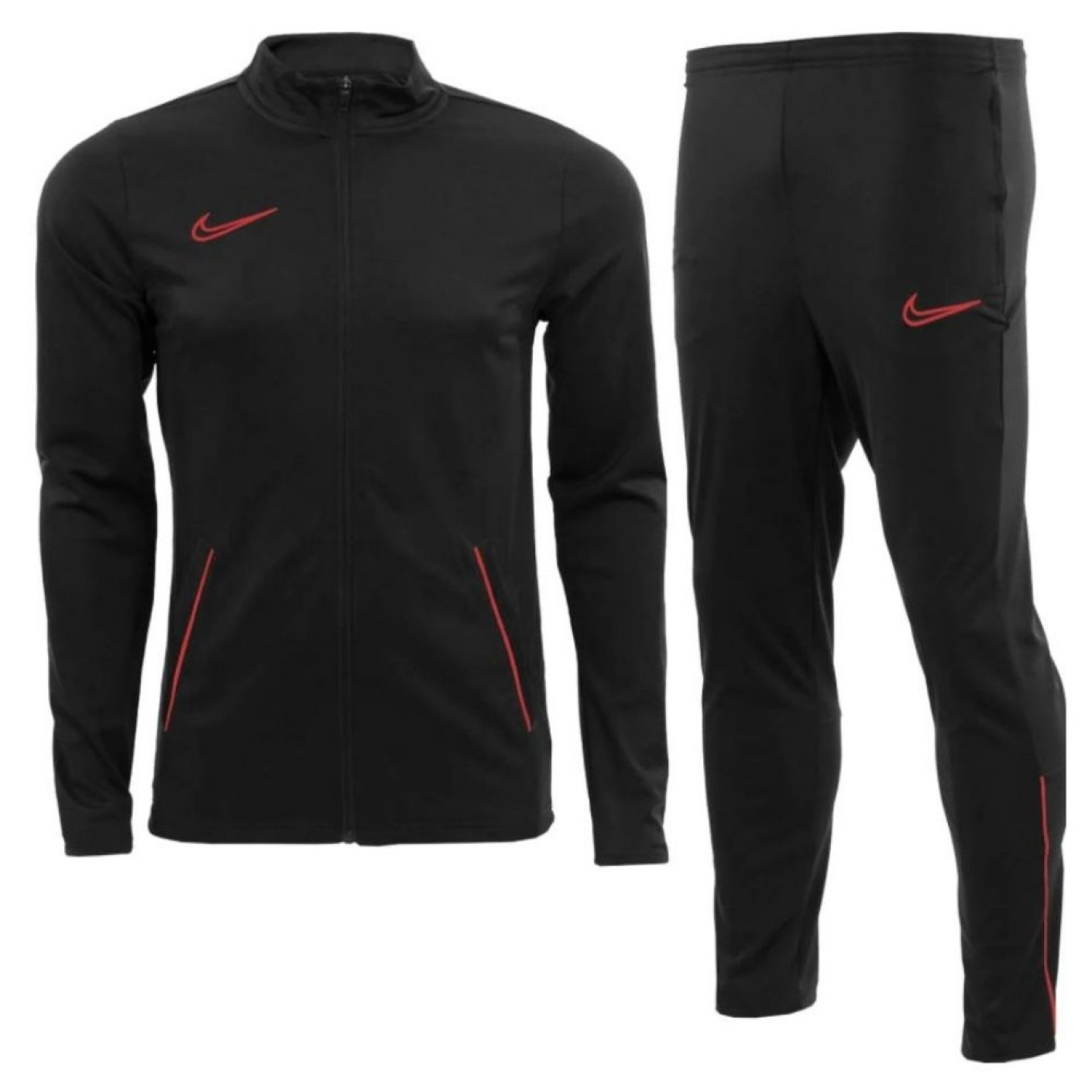 Nike Academy Tracksuit Black Bright Red KNVBshop