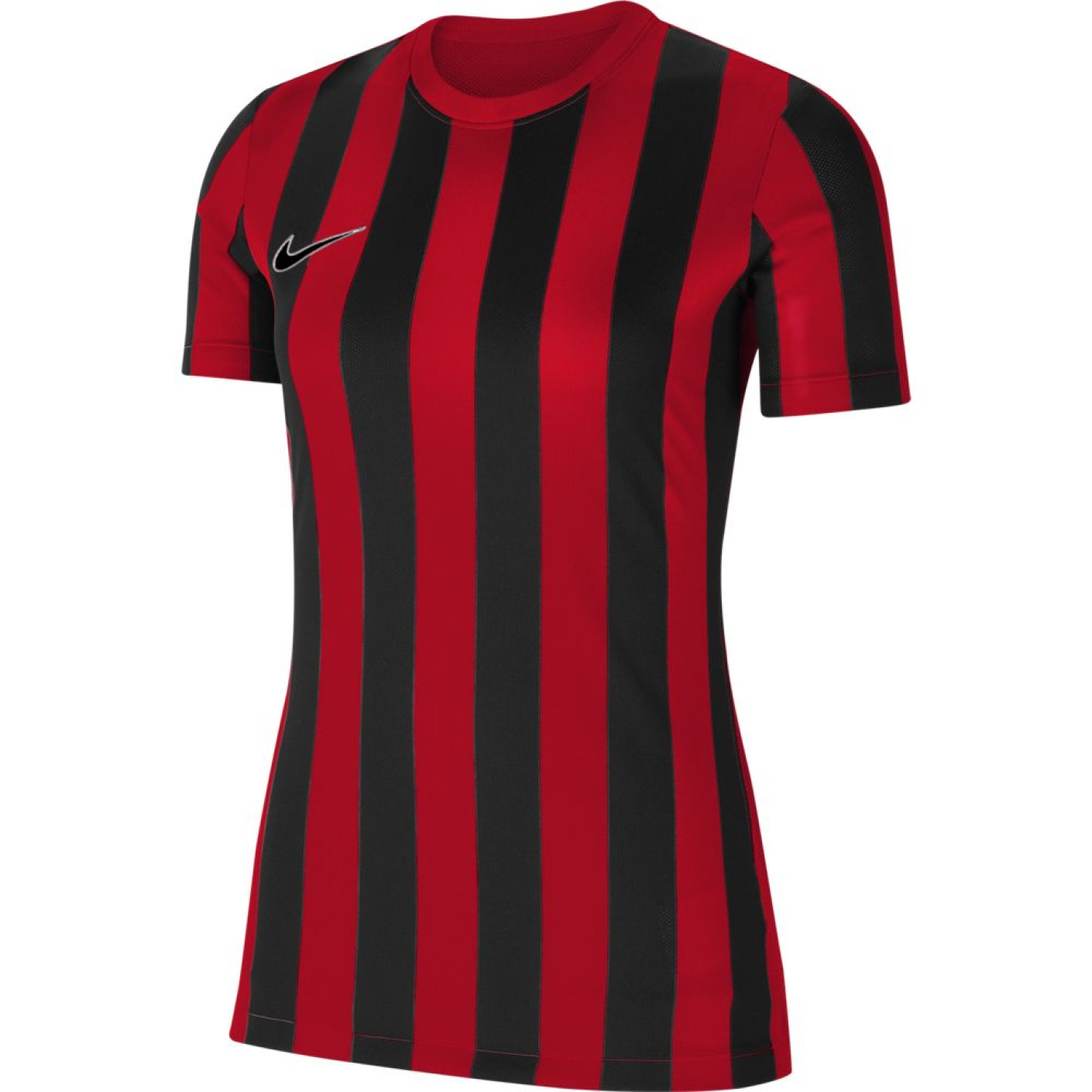 Nike Striped Division IV Women's Football Shirt Red Black