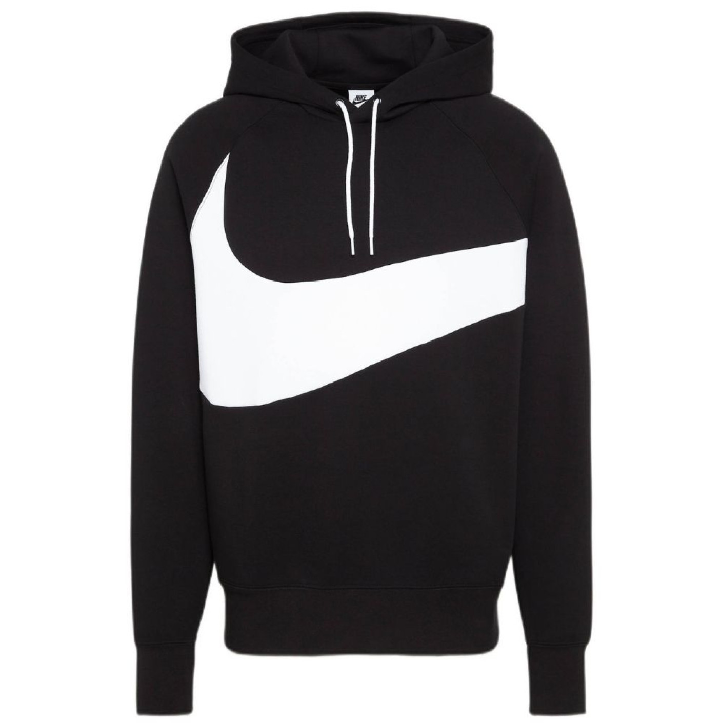 Black and white nike clearance hoodie