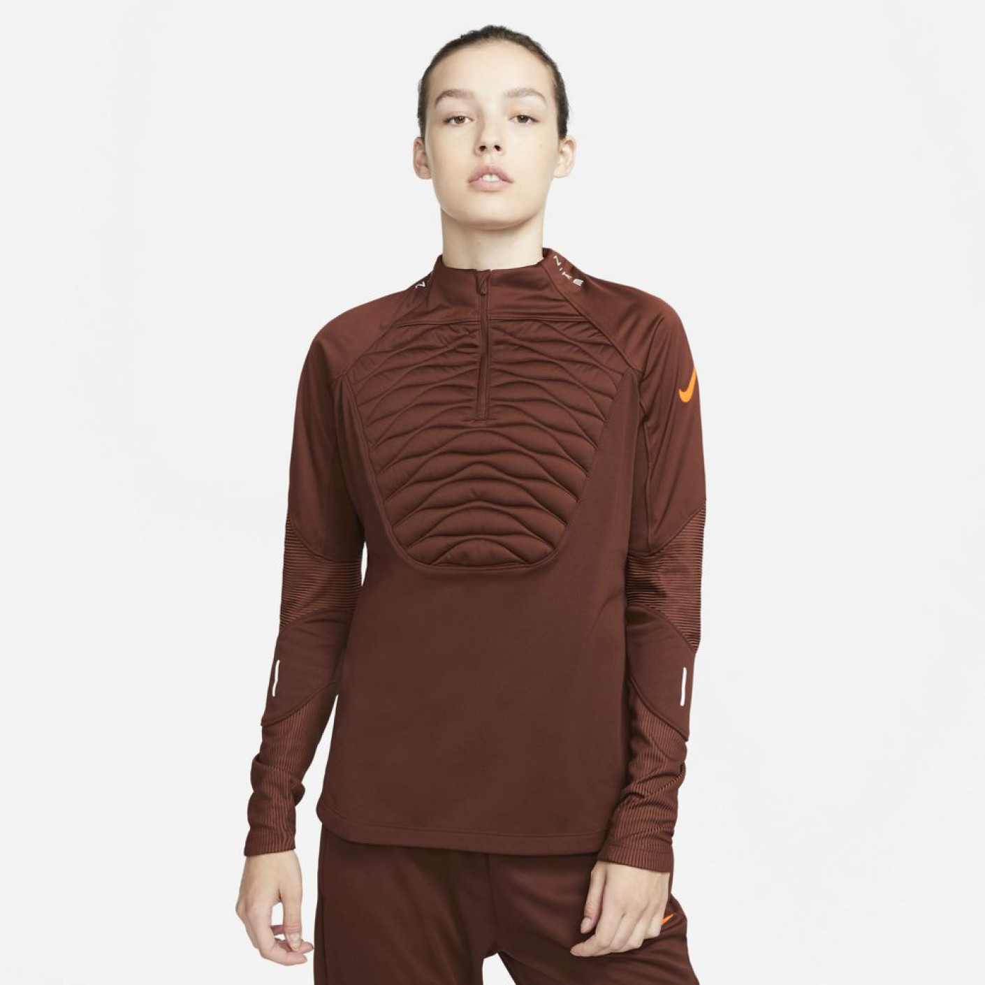 Nike Tracksuit Strike Therma Winter Warrior Women Brown Red Orange KNVBshop