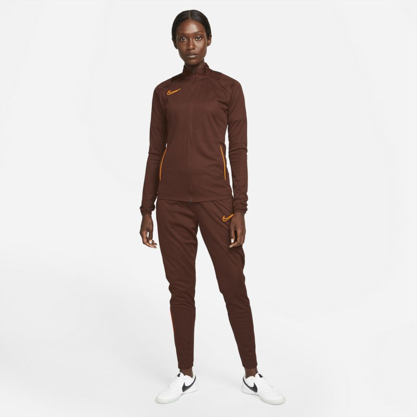 Nike orange tracksuit womens cheap