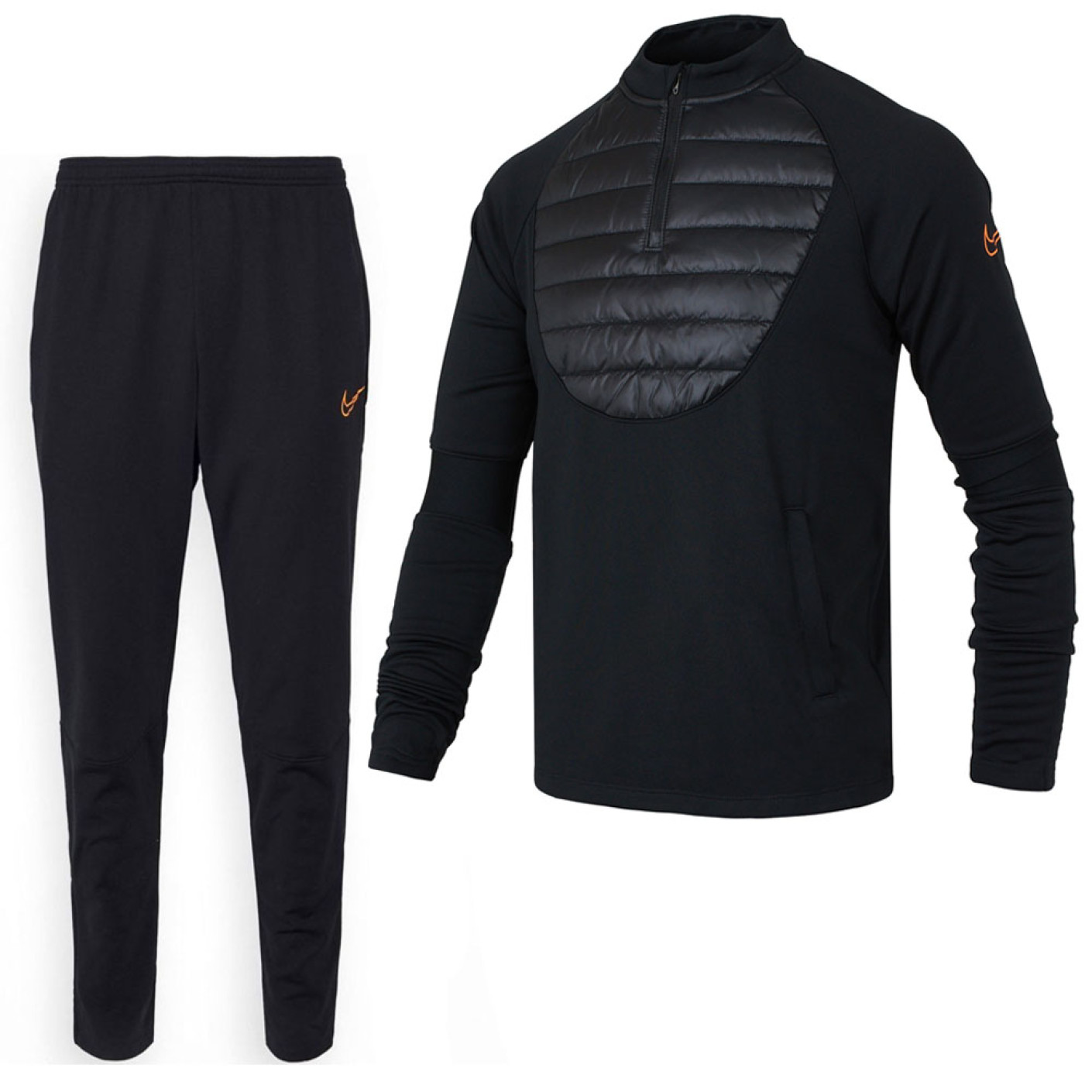 Nike Tracksuit Academy Therma Winter Warrior Kids Black Orange