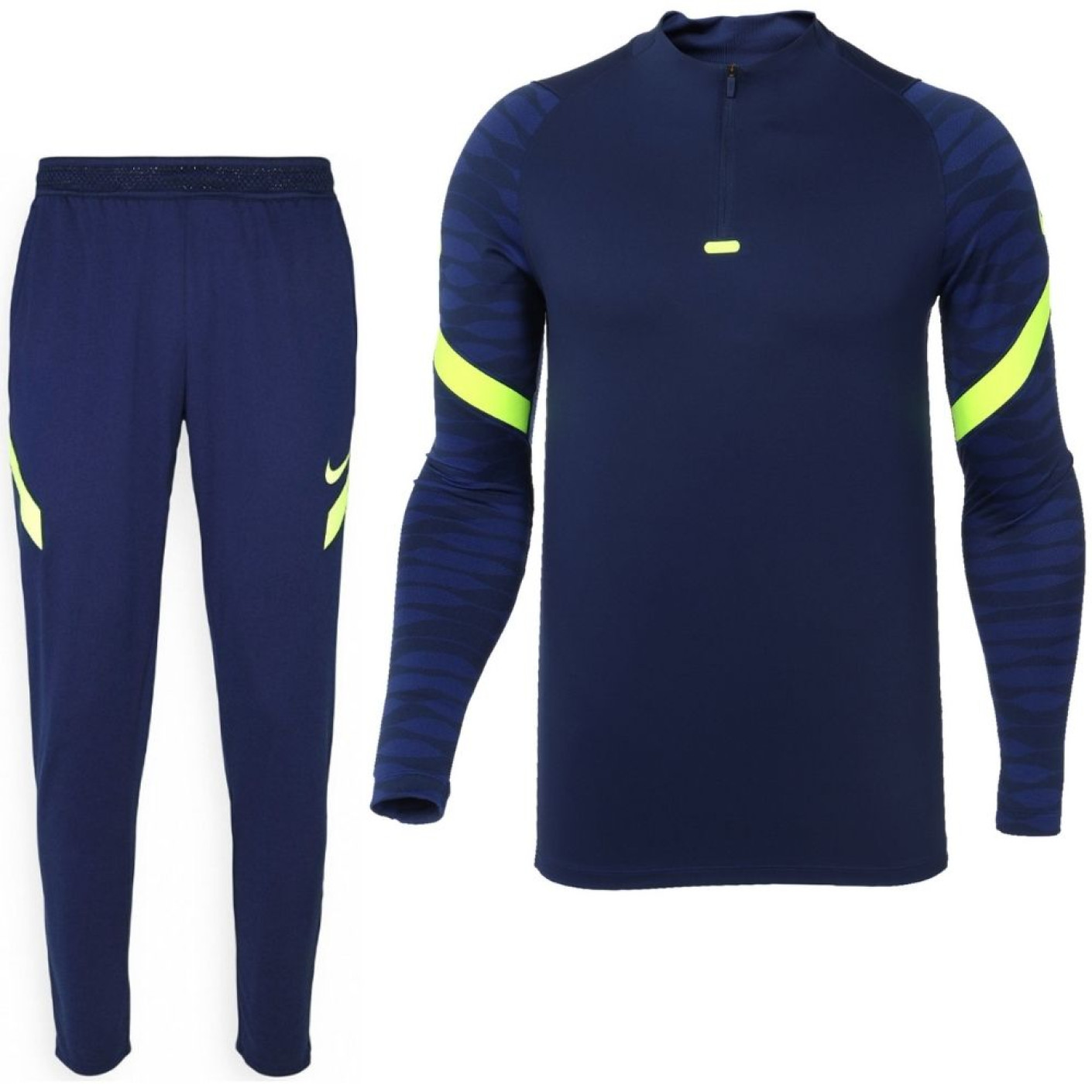 Nike Trainingspak Strike 21 Winter Warrior Blauw Geel