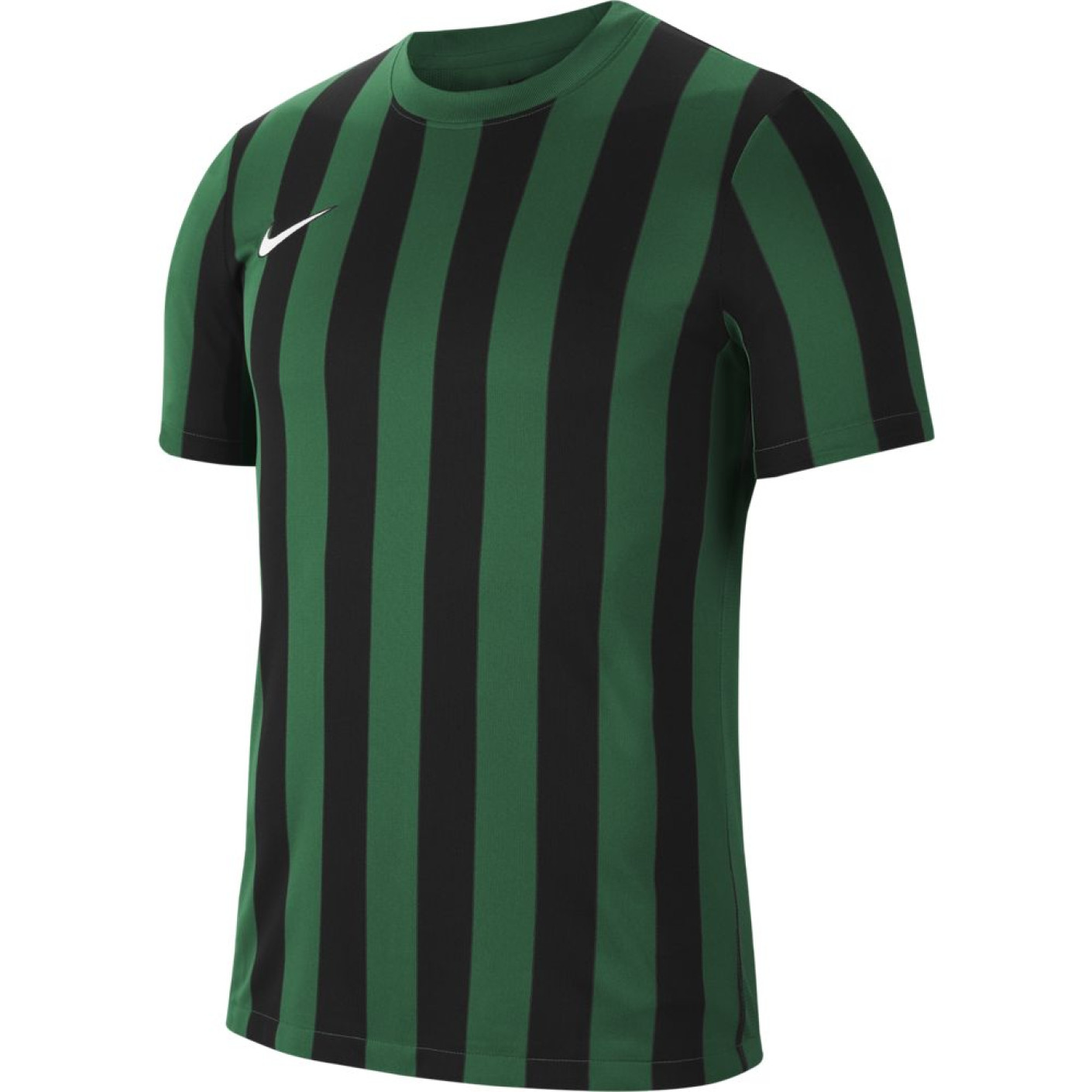 Nike Striped Division IV Football Shirt Green Black