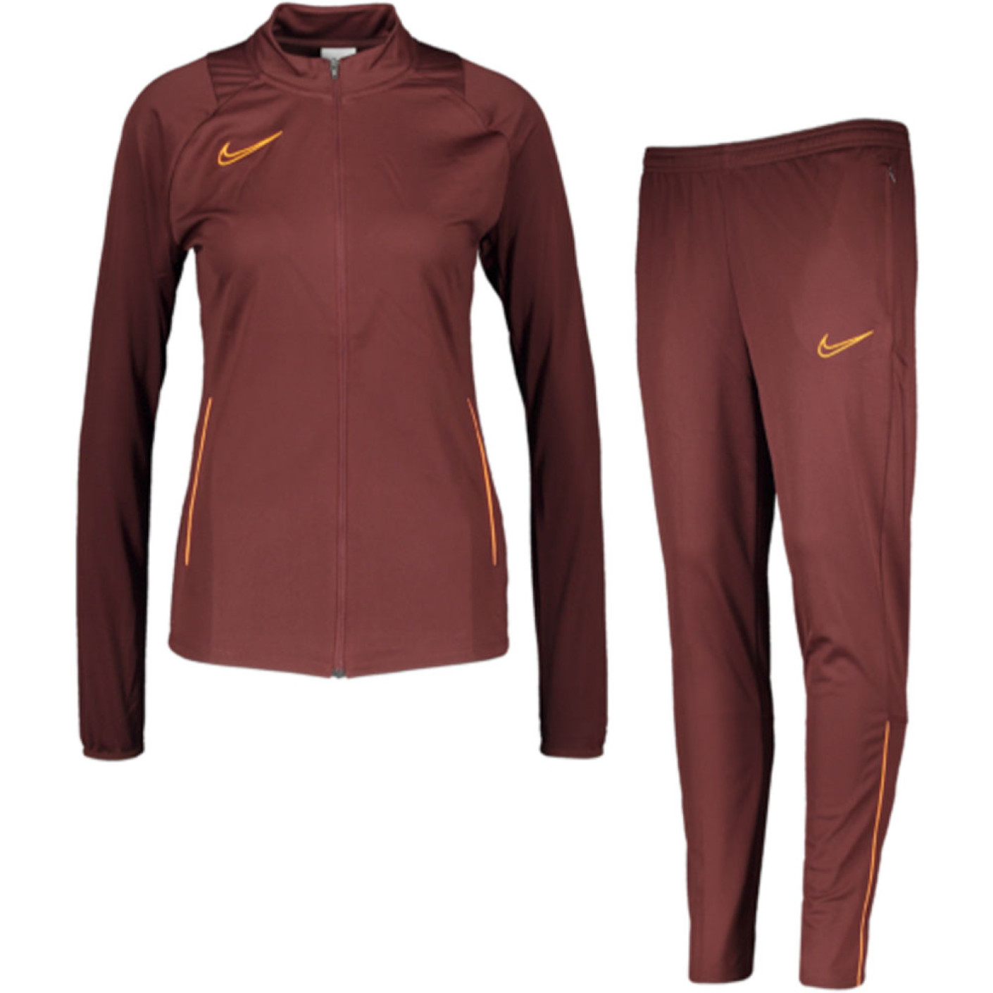 Nike Academy Tracksuit Women Brown Orange