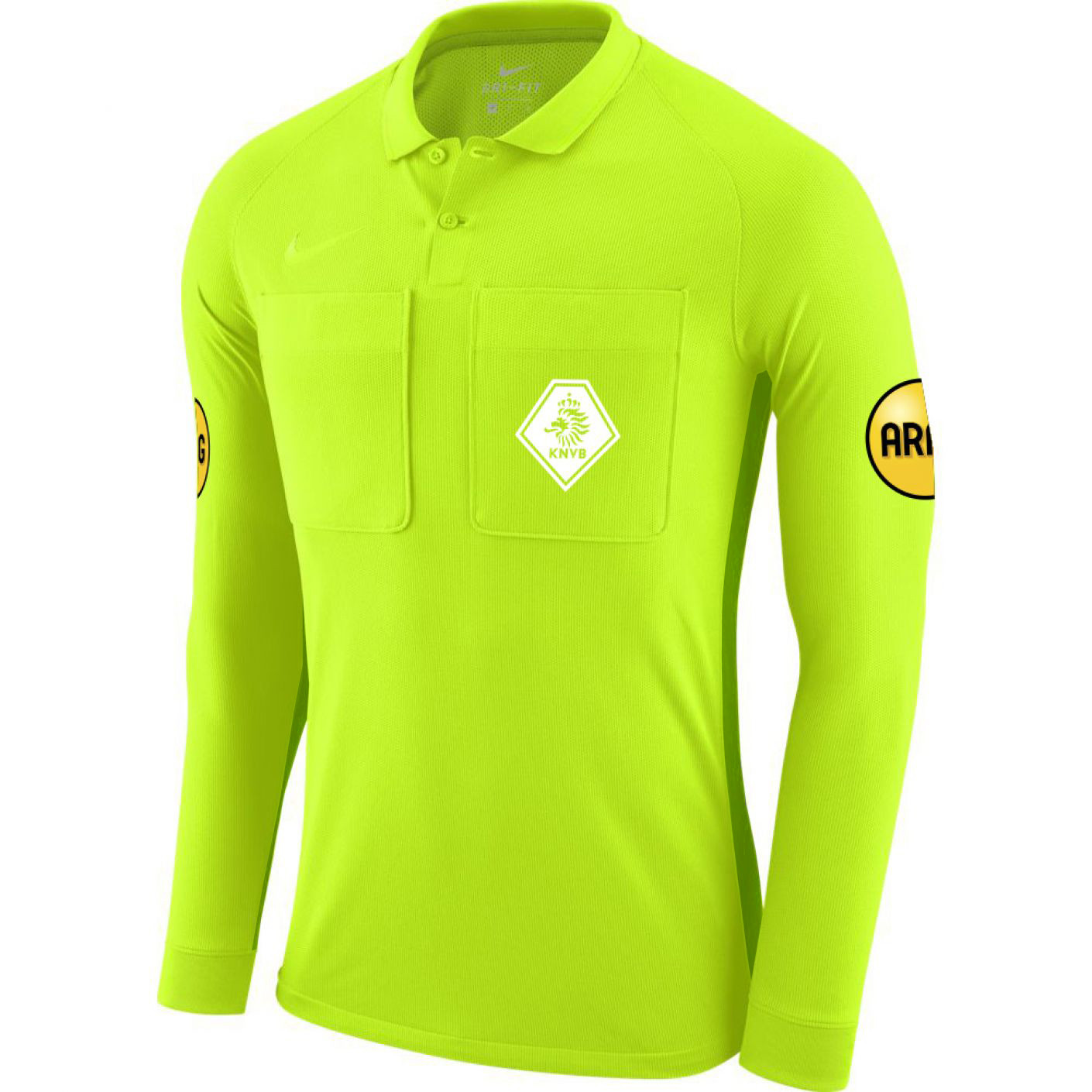 Nike KNVB Referee Shirt Longsleeve 2020-2022 Volt