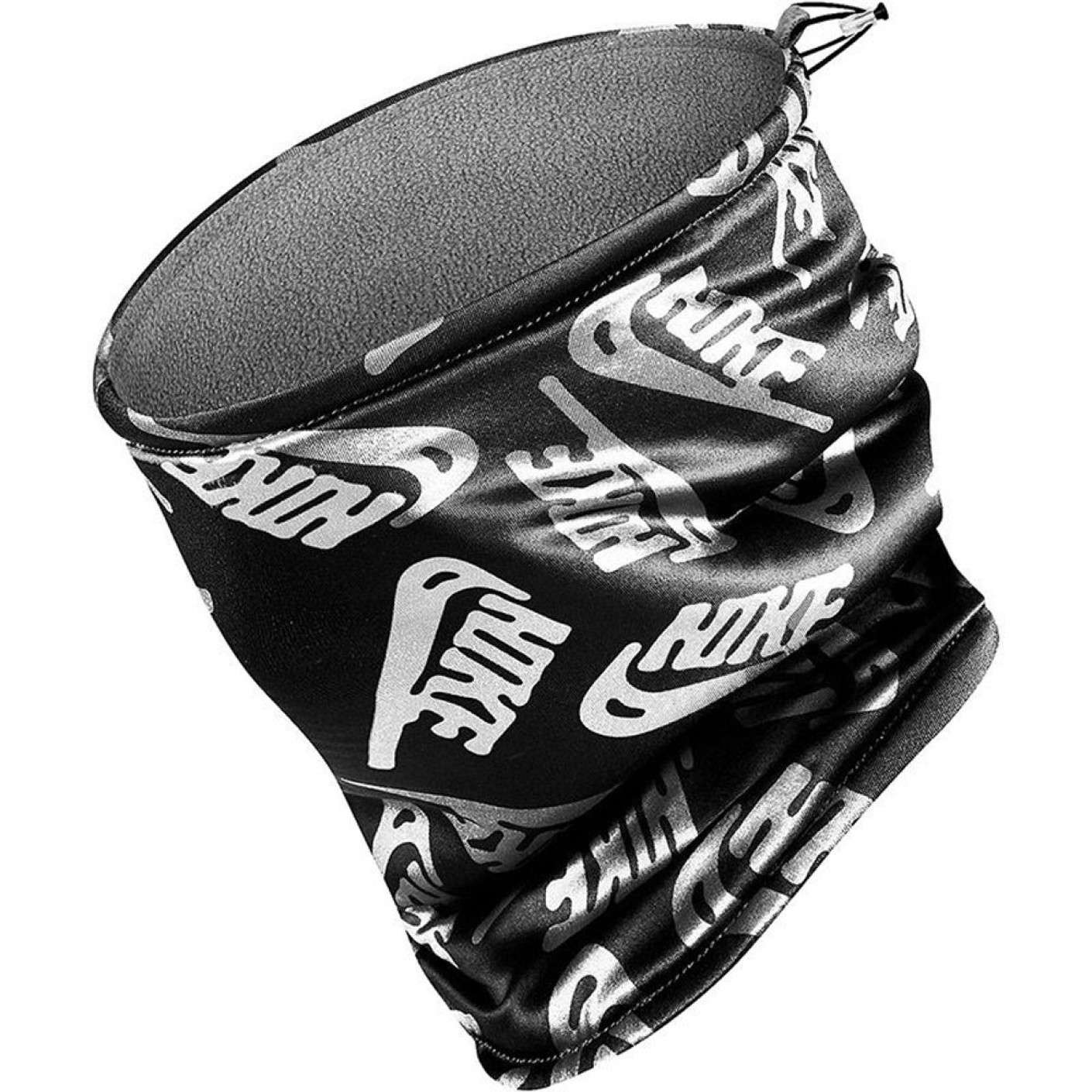 Nike Nekwarmer NSW 2.0 Reversible Grijs Zwart Wit - KNVBshop.nl