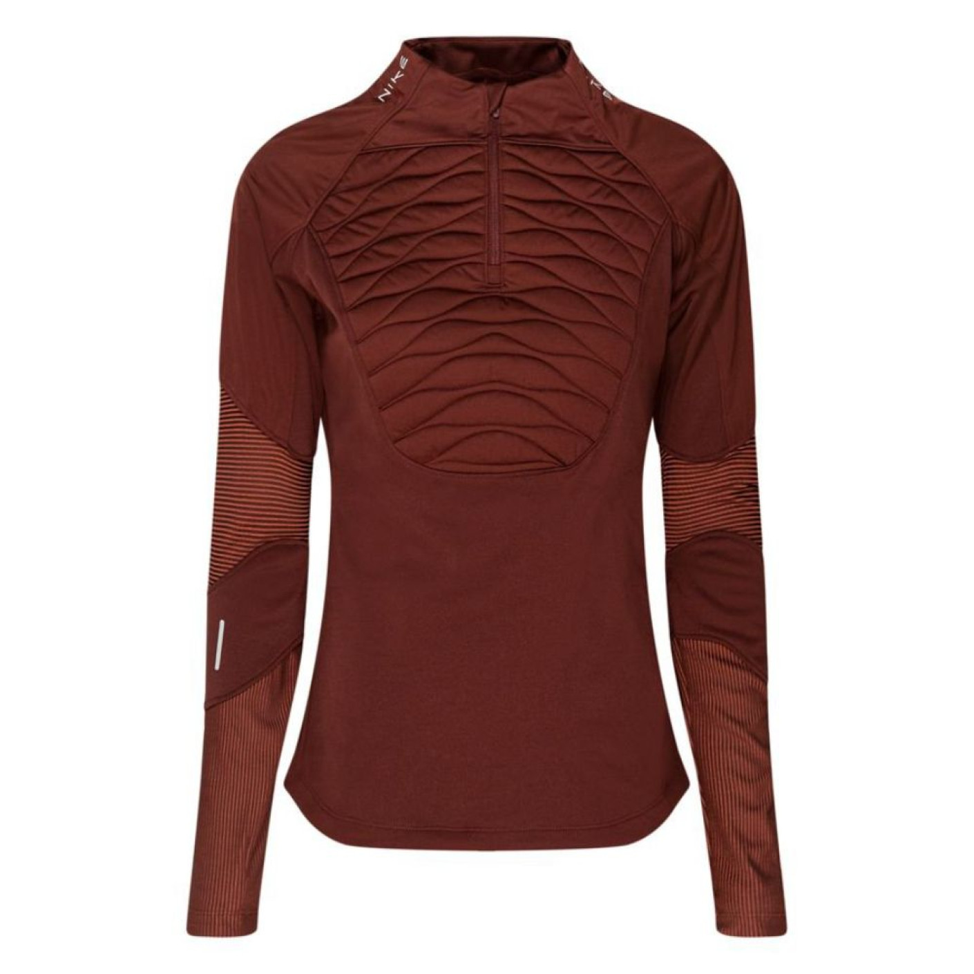 Nike Trainingstrui Therma Strike Drill Dames Bruin Rood Oranje