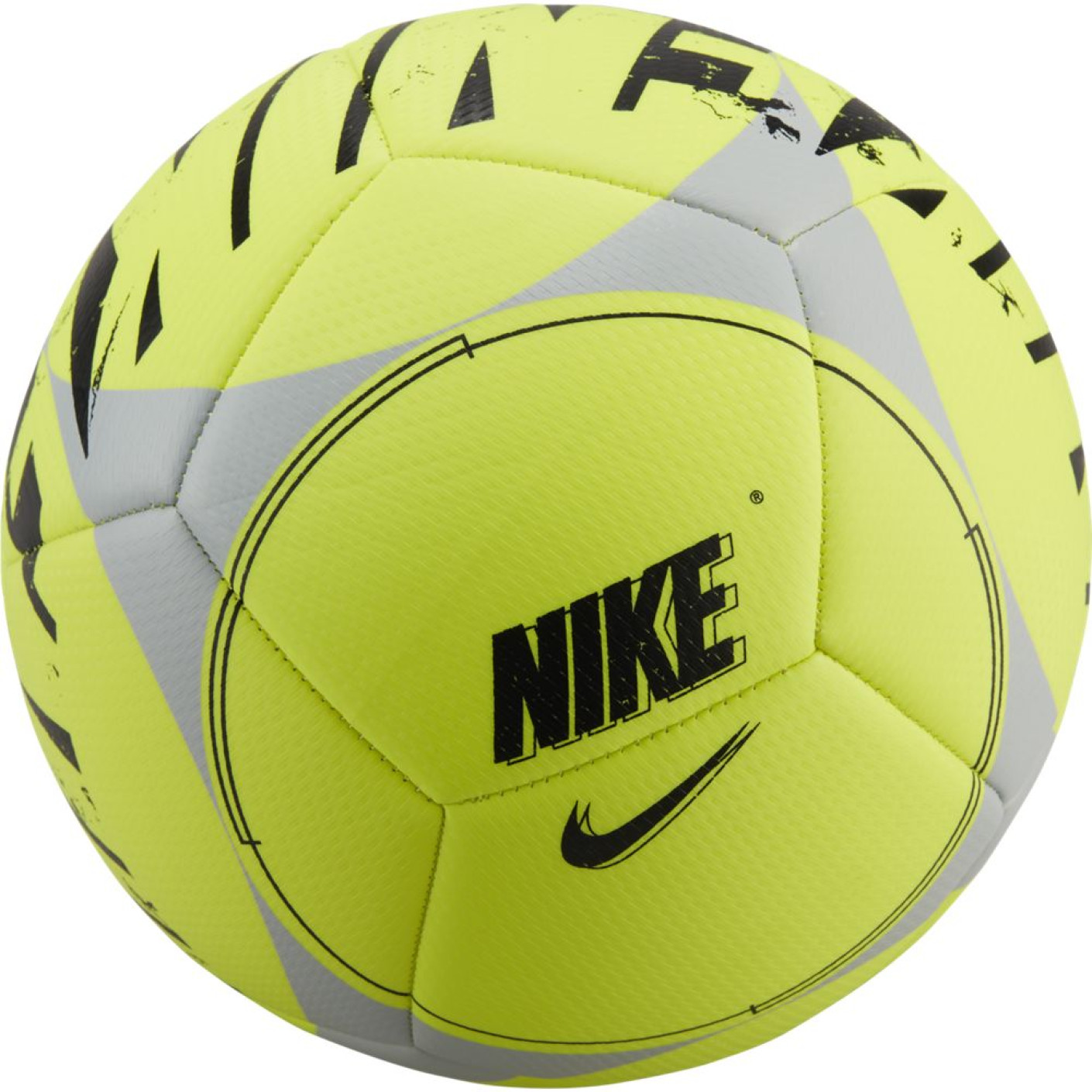 Nike Akka Straatvoetbal Maat 5 Geel Grijs Zwart
