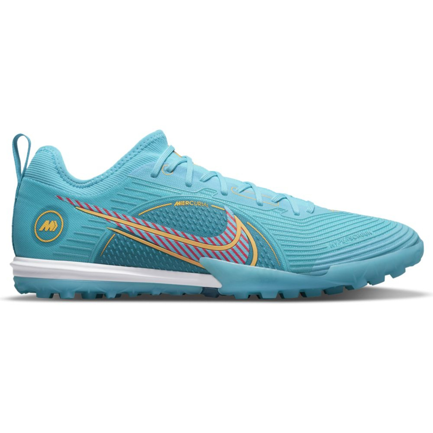 Nike Mercurial Vapor 14 Pro Zoom Turf Football Shoes (TF) Blue Orange - KNVBshop.nl
