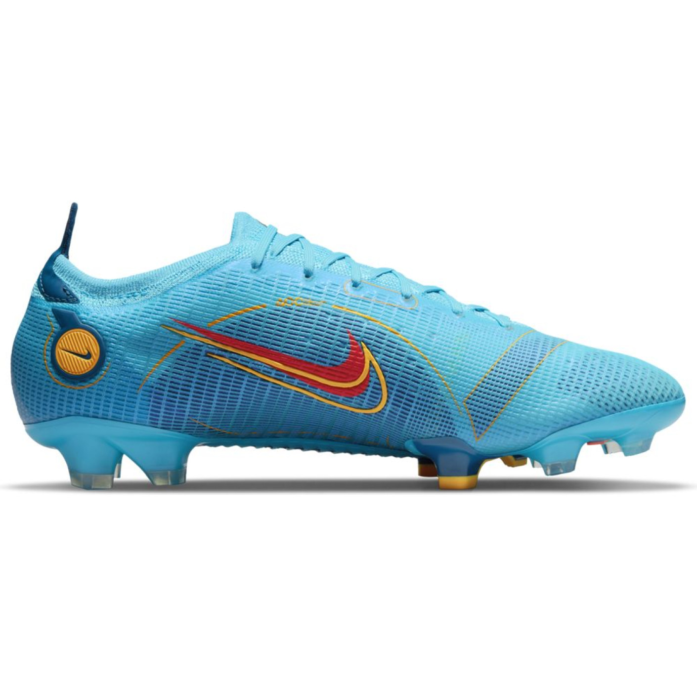 Nike Mercurial 14 Vapor Elite Gras Voetbalschoenen FG Blauw Oranje KNVBshop