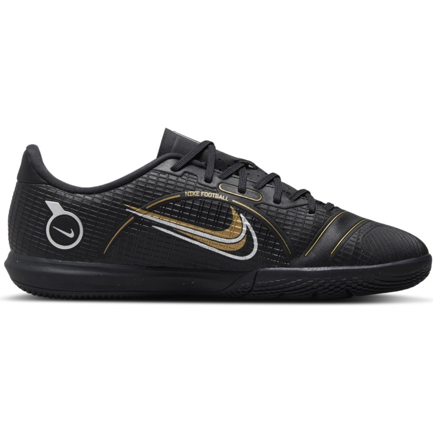Nike Mercurial Vapor 14 Academy Indoor Football Boots IC Kids Black Dark Grey Gold KNVBshop KNVBshop