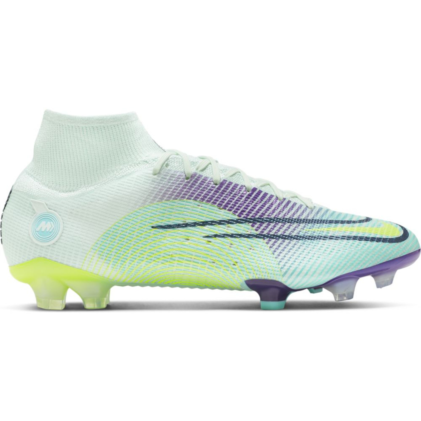 Nike Mercurial Superfly Elite MDS Gras Voetbalschoenen (FG) Groen Geel Paars - KNVBshop.nl