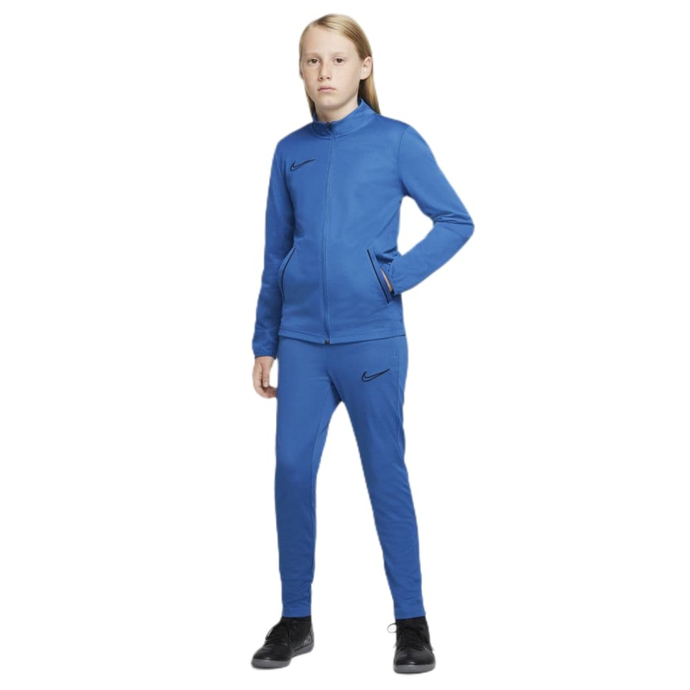 Black pink and deals blue nike tracksuit
