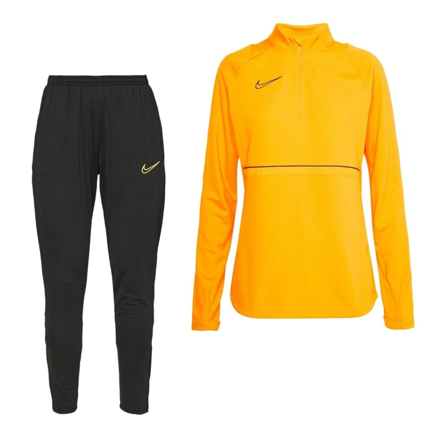 Nike academy new arrivals tracksuit orange