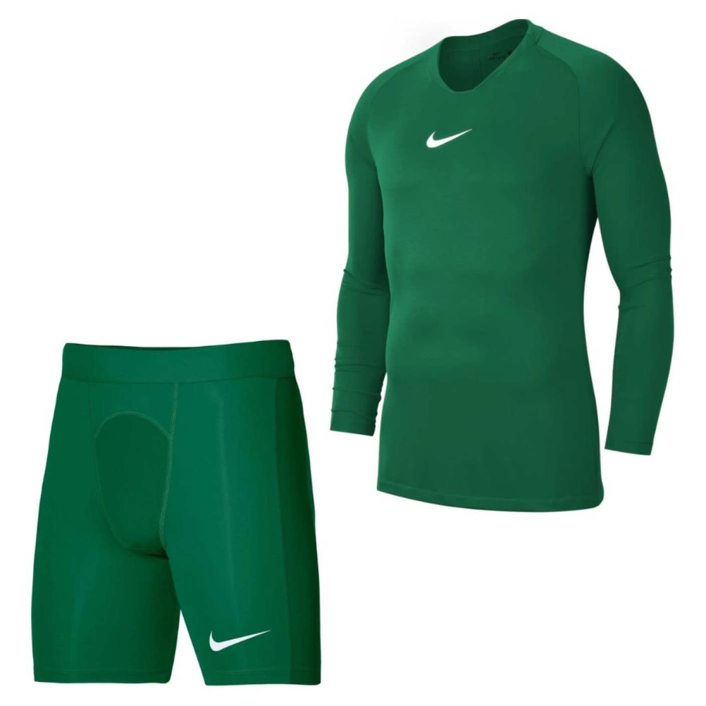 Nike Park Dri-Fit Trainingsset Lange Mouwen Groen Wit