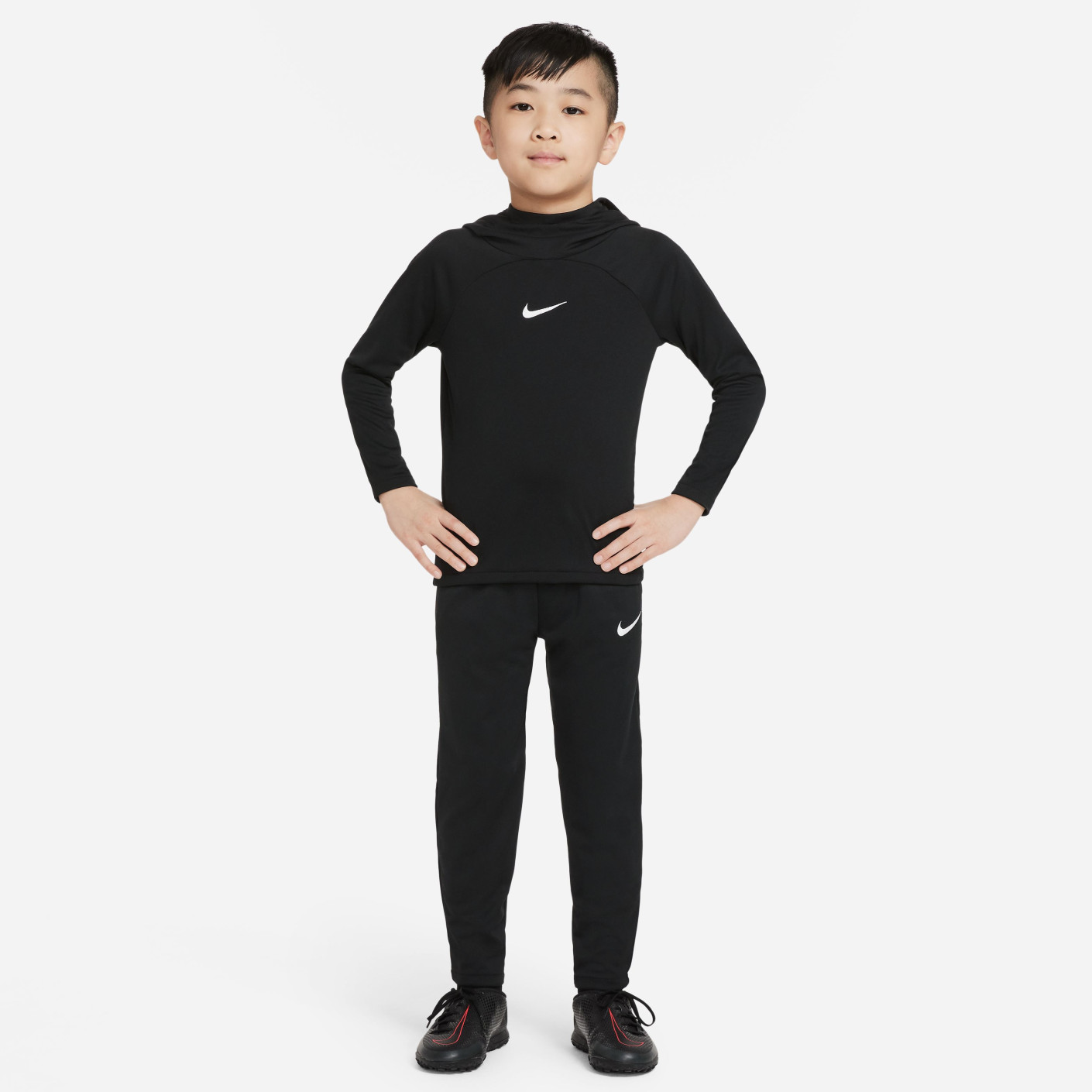 Nike Hoodie Academy Pro Toddlers Black White KNVBshop