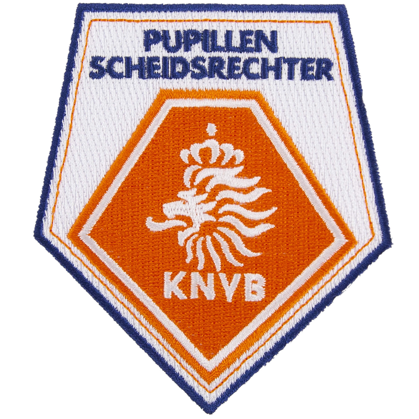 Referees Badge Pupils White Orange Blue