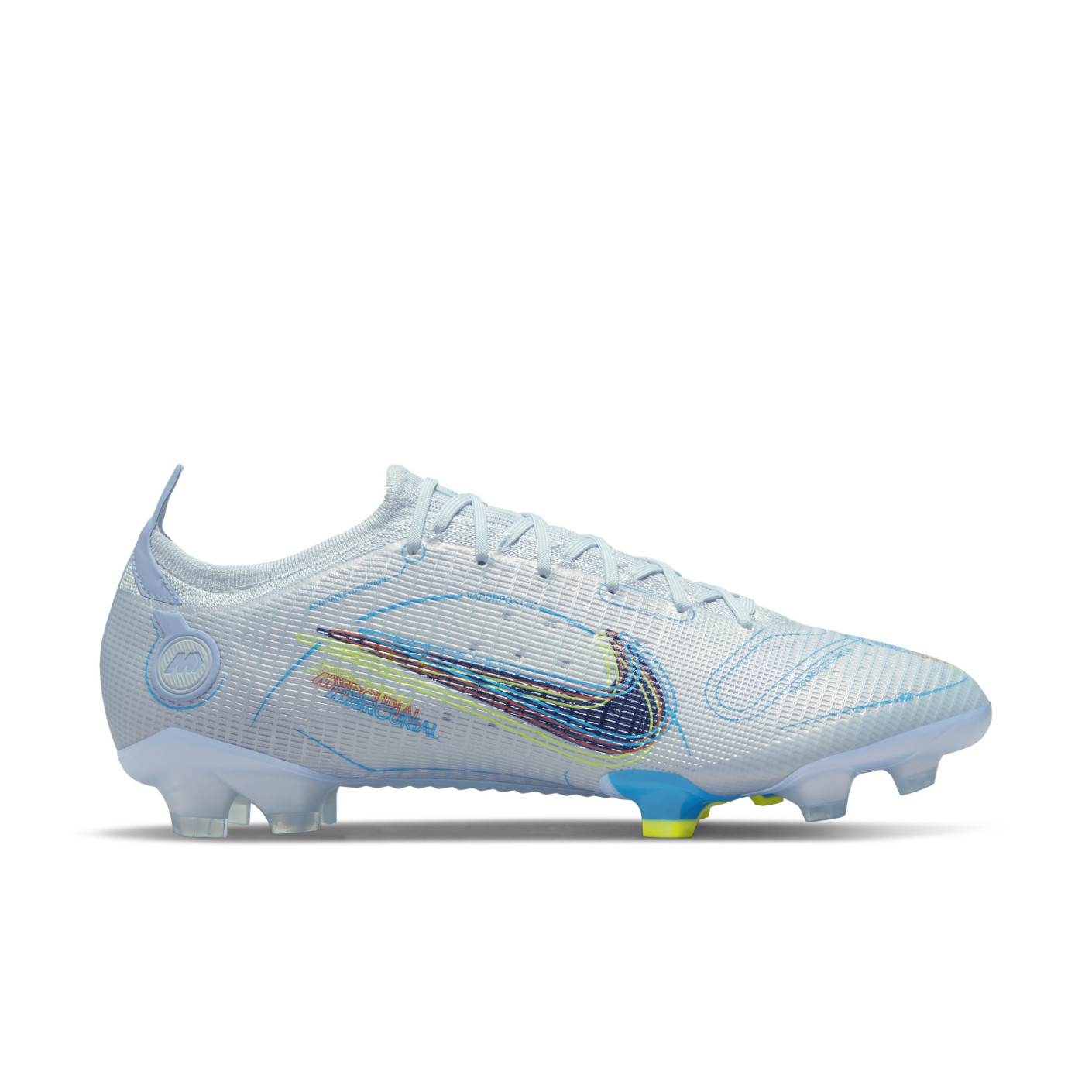 Nike Mercurial Vapor Elite Grass Football Shoes (FG) Grey Dark Blue