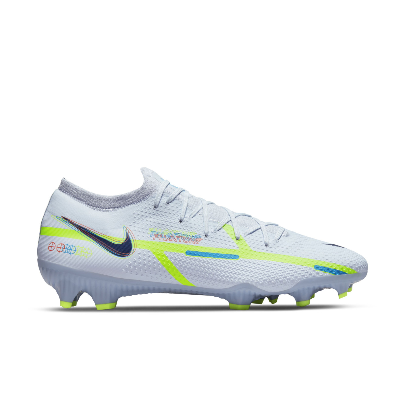 Nike Phantom Pro GT2 Gras Voetbalschoenen (FG) Grijs Donkerblauw