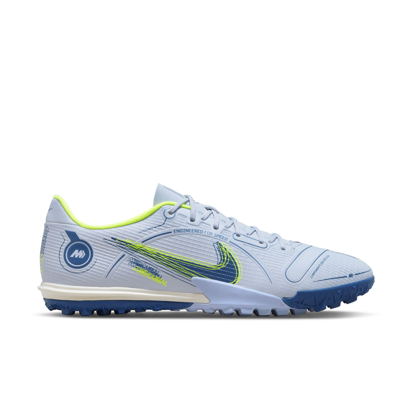 Nike Mercurial Vapor Academy Turf Football Shoes TF Grey Dark Blue KNVBshop