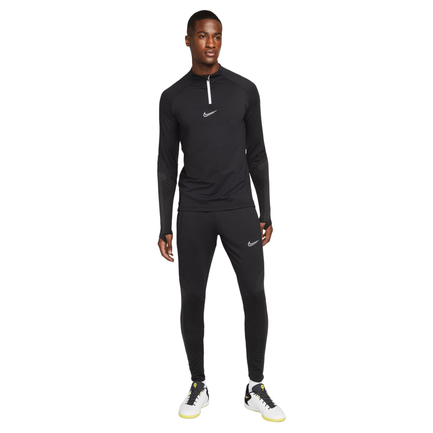 Nike Strike 22 Dri-Fit Trainingspak Zwart Donkergrijs Wit