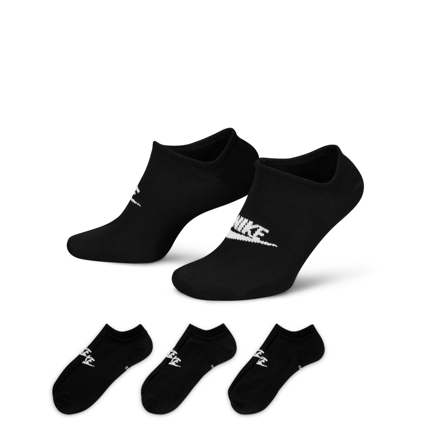 Nike Sneaker Socks NSW 3-Pack Black White