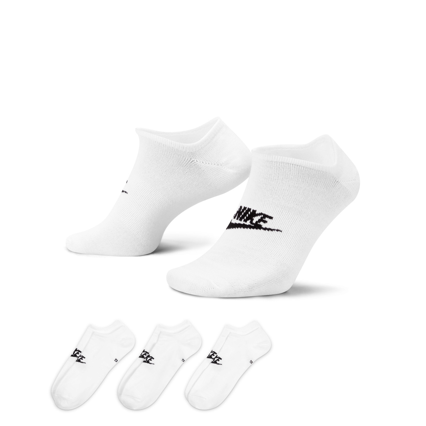 Nike Sneakersokken NSW 3-Pack Wit Zwart