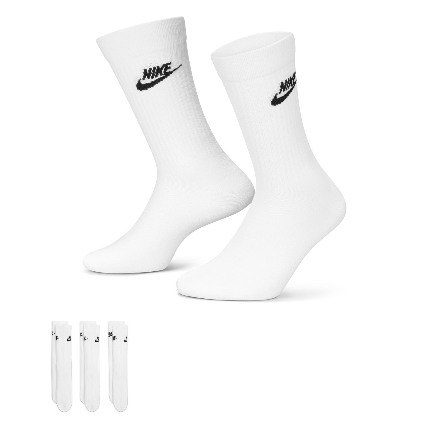 Nike Sports Socks NSW 3-Pack White Black