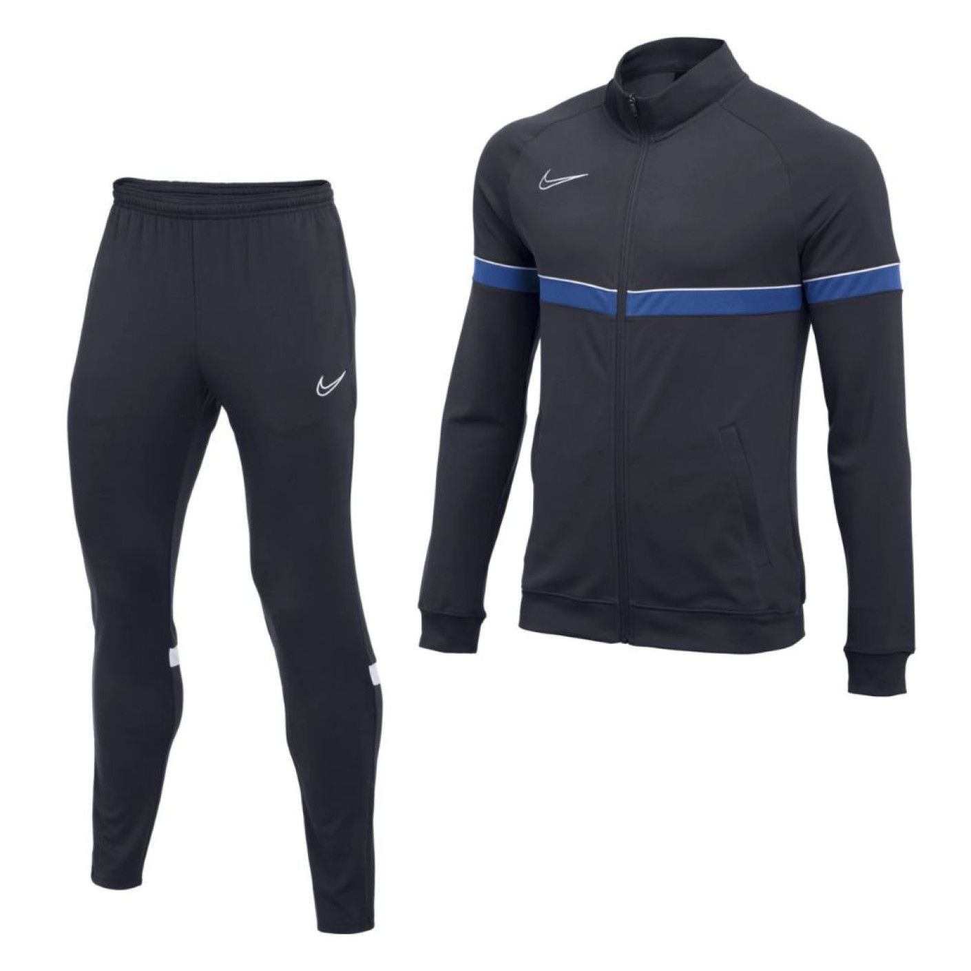 Nike Academy 21 Dri Fit Tracksuit Dark Blue Blue White KNVBshop