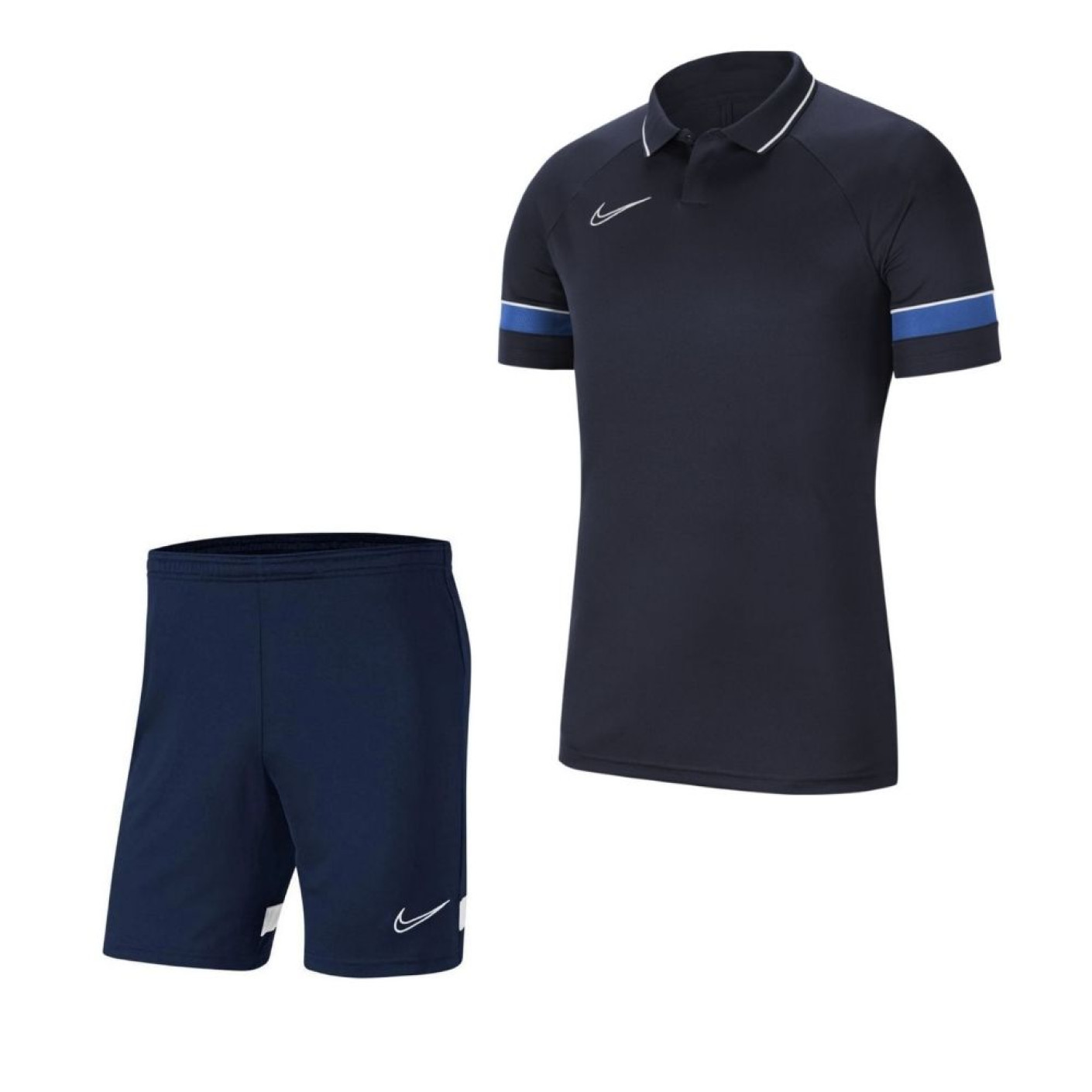 Nike Academy 21 Dri-Fit Polo Training Set Kids Dark Blue