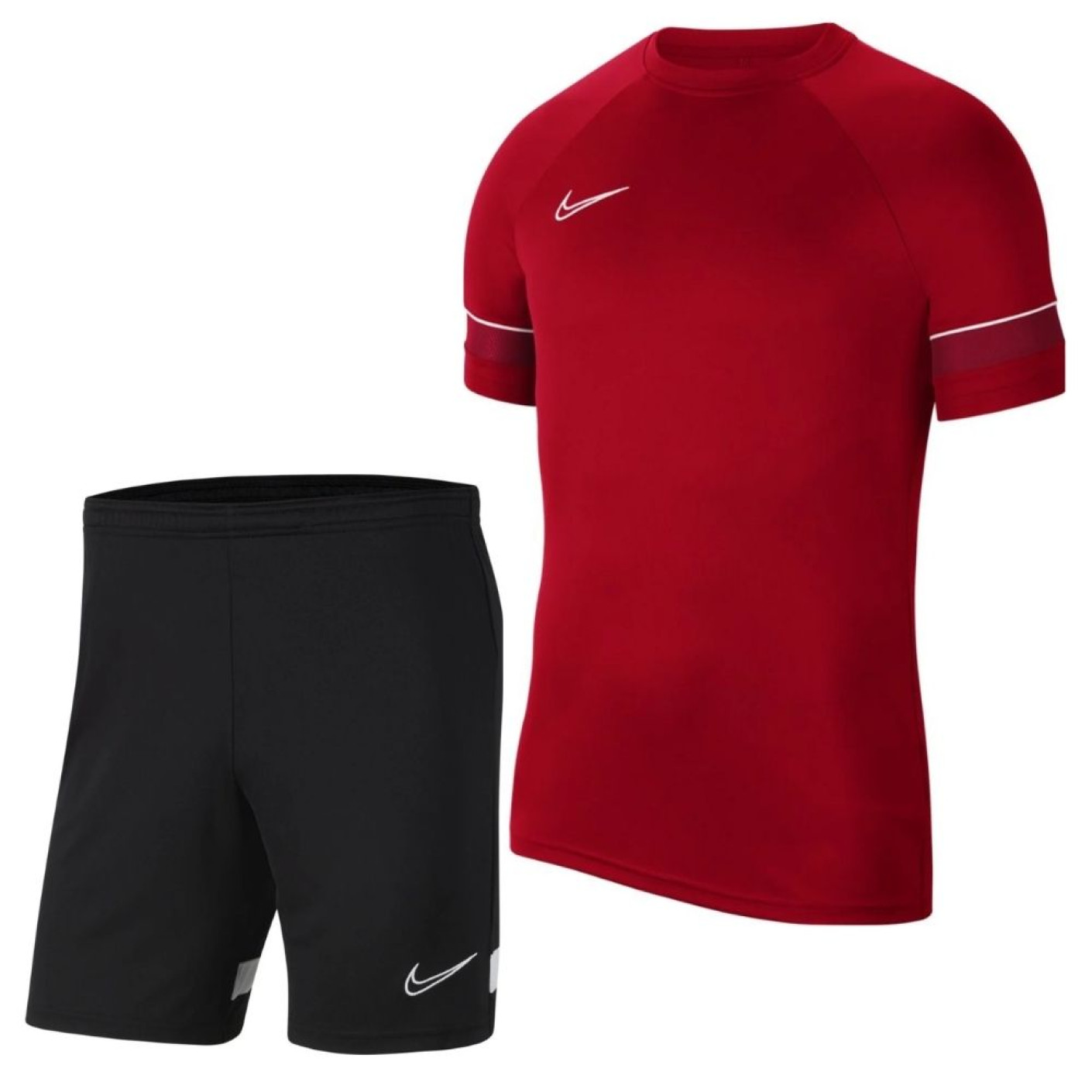 Nike Academy 21 Dri-Fit Training Set Kids Red Black