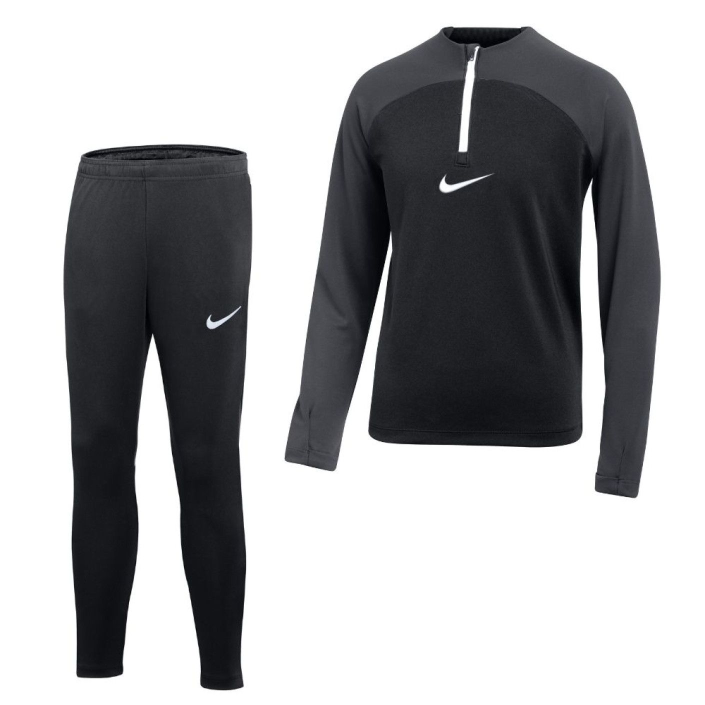 Nike Trainingspak Academy Pro Kids Zwart Grijs