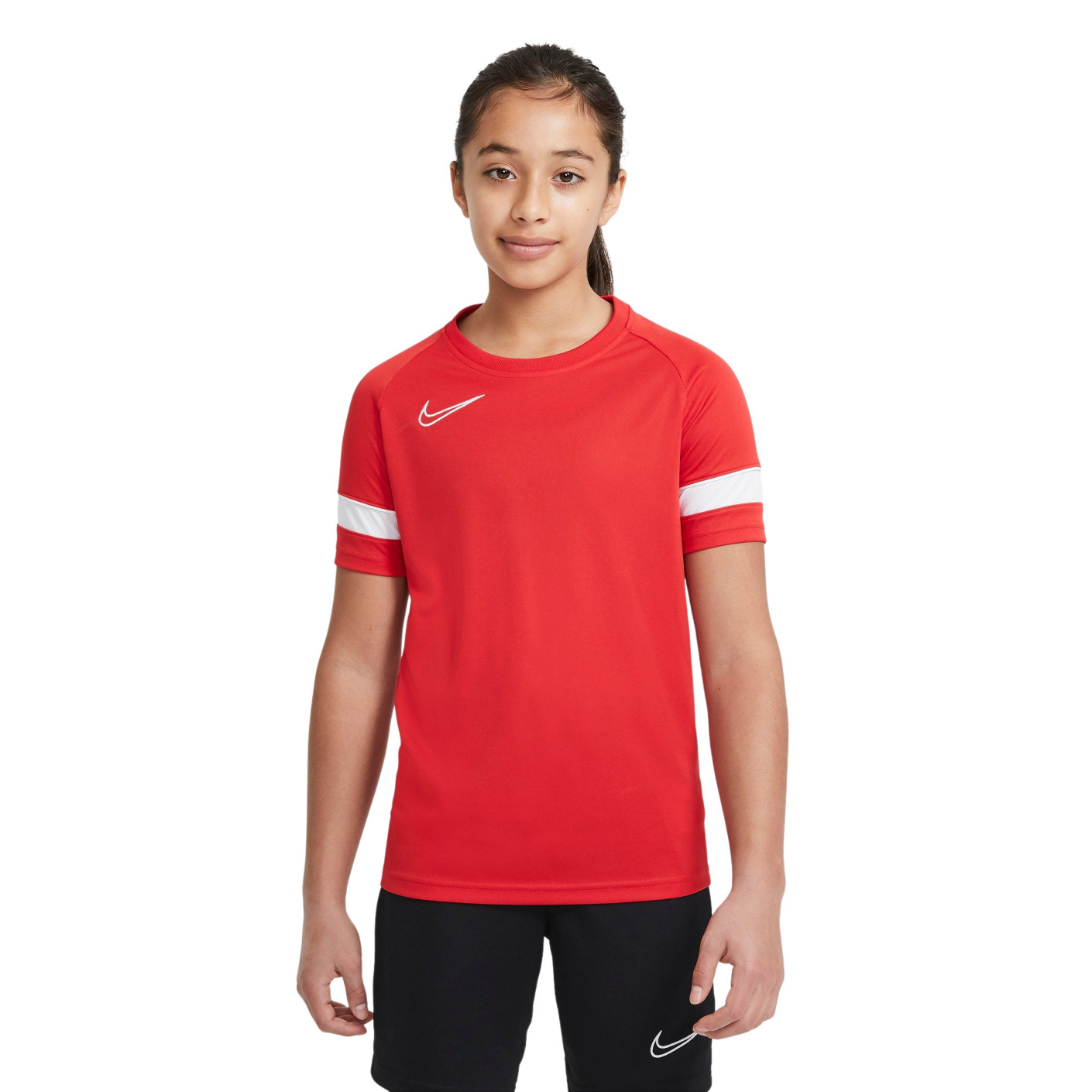 Nike Academy 21 Dri Fit Training Shirt Kids Red Red KNVBshop
