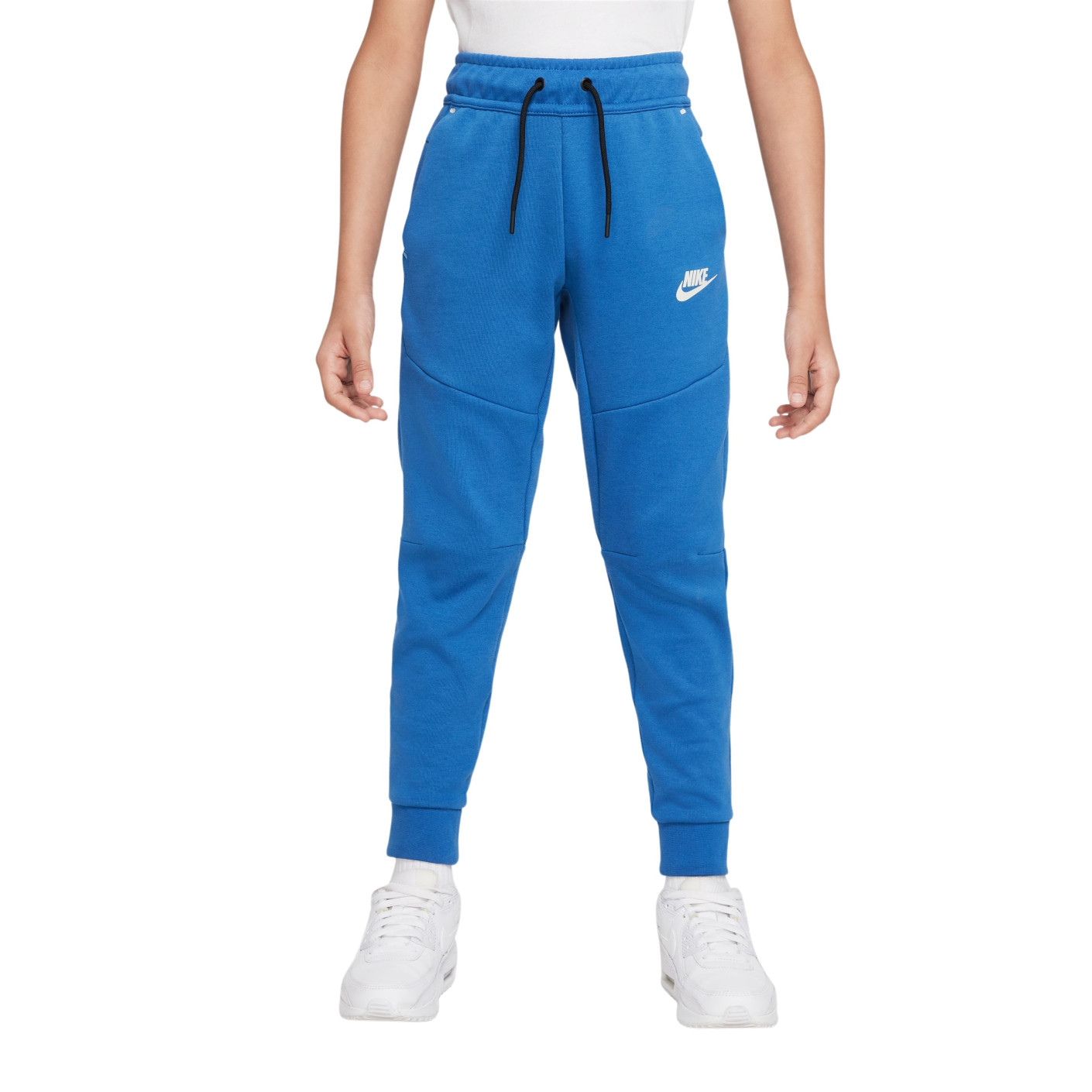 Nike Jogger Tech Fleece Kids Blauw Wit