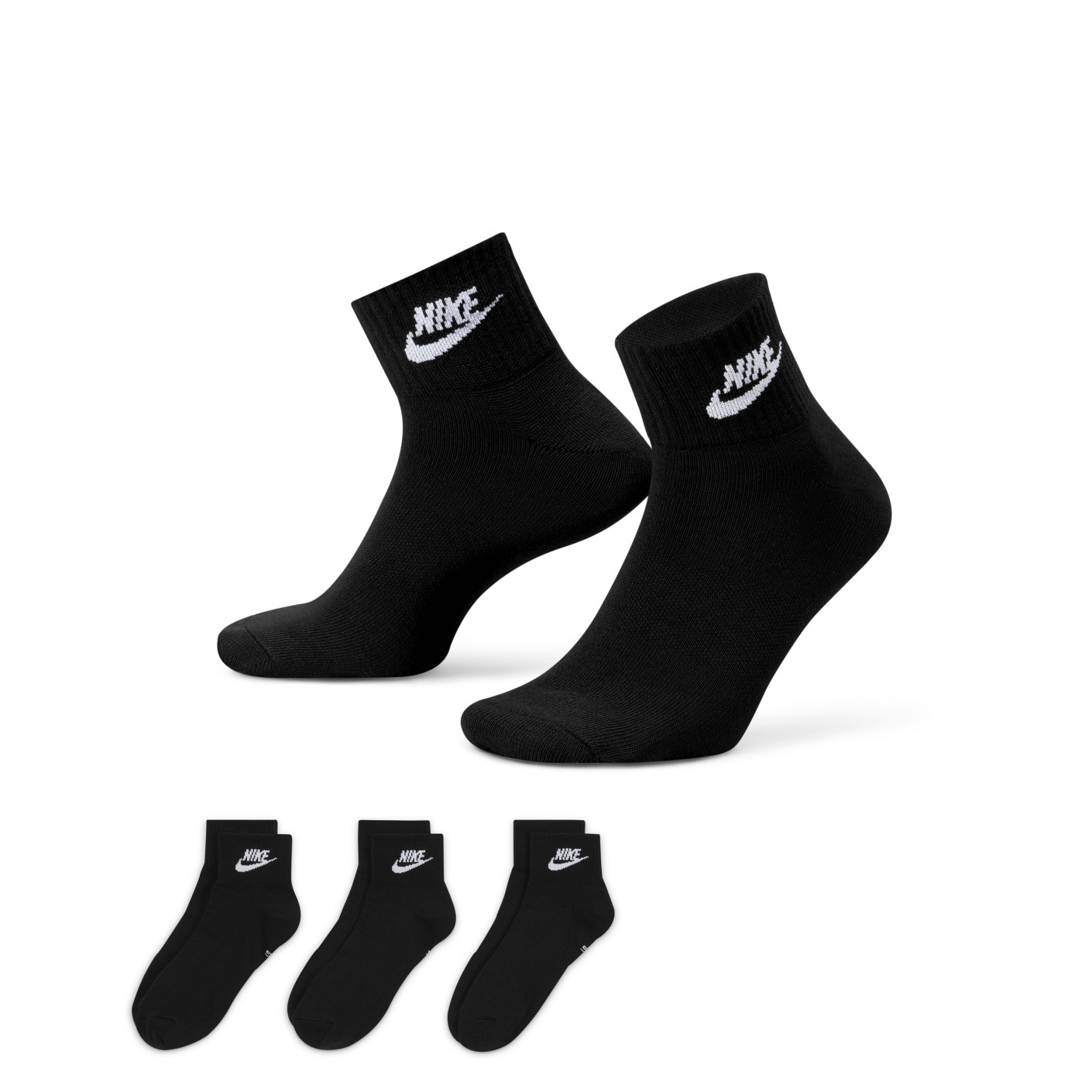 Black and shop white nike socks