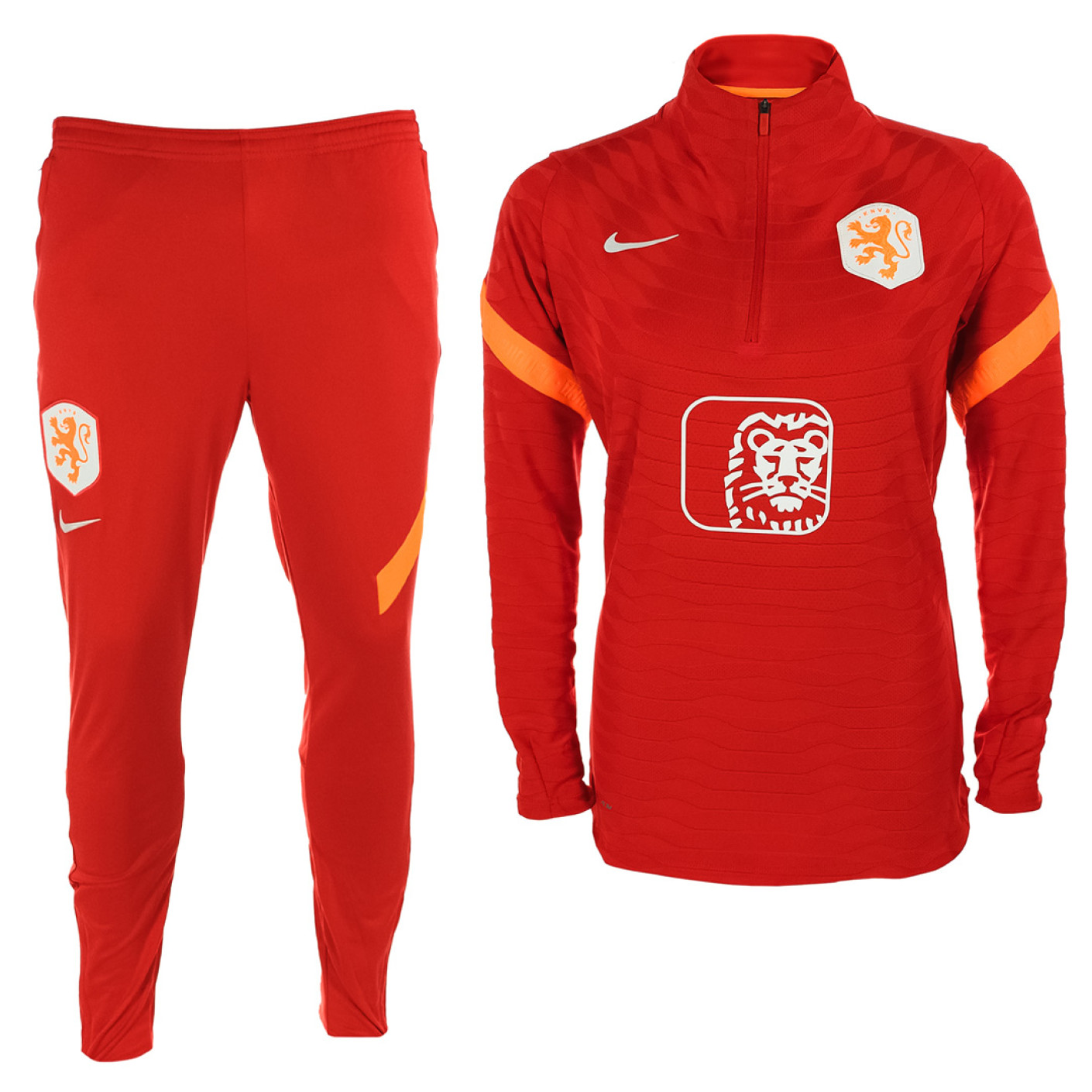 Nike Nederland Strike Trainingspak 2022-2023 Dames Rood KNVBshop.nl